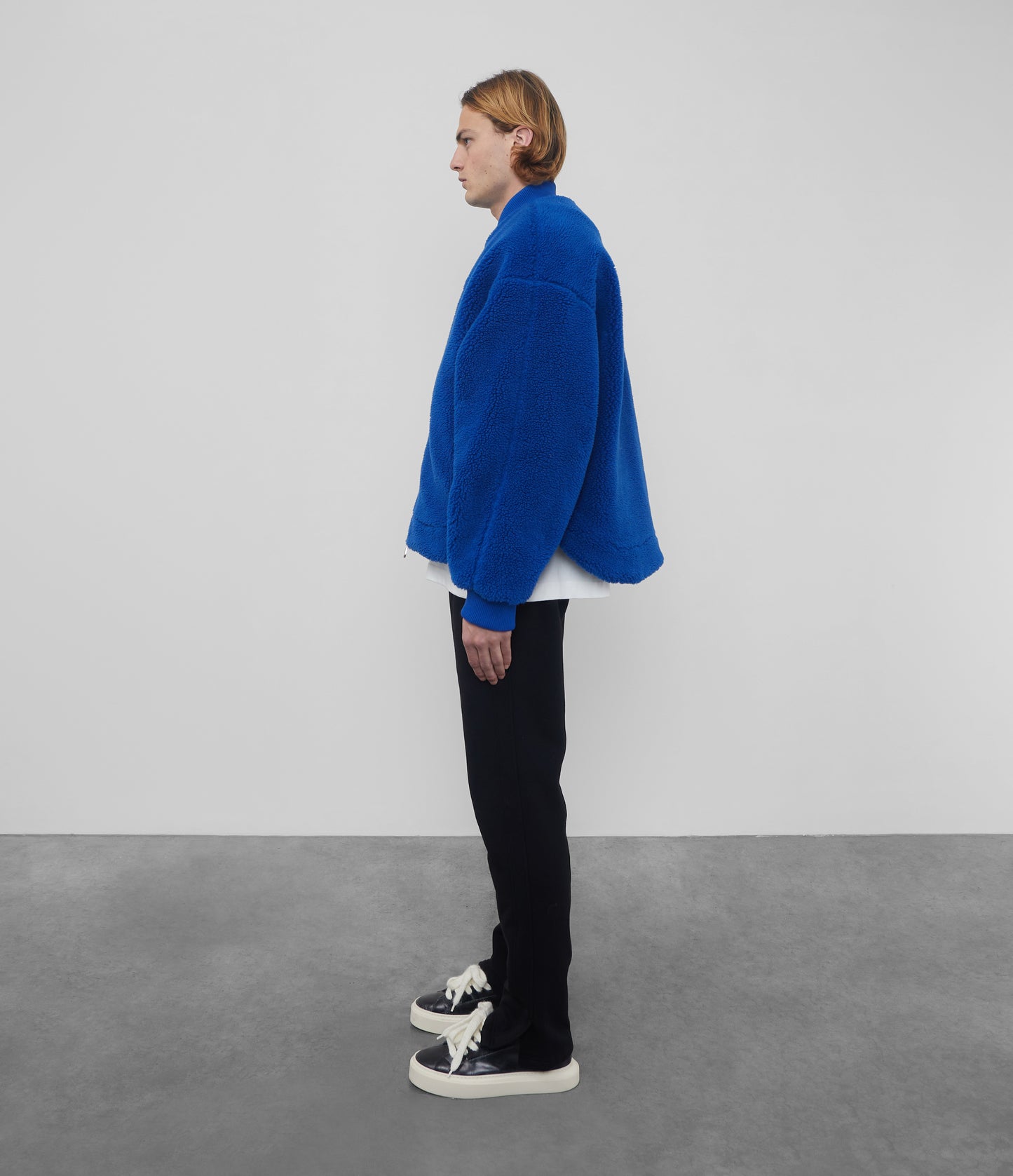WOOL FLEECE BOMBER