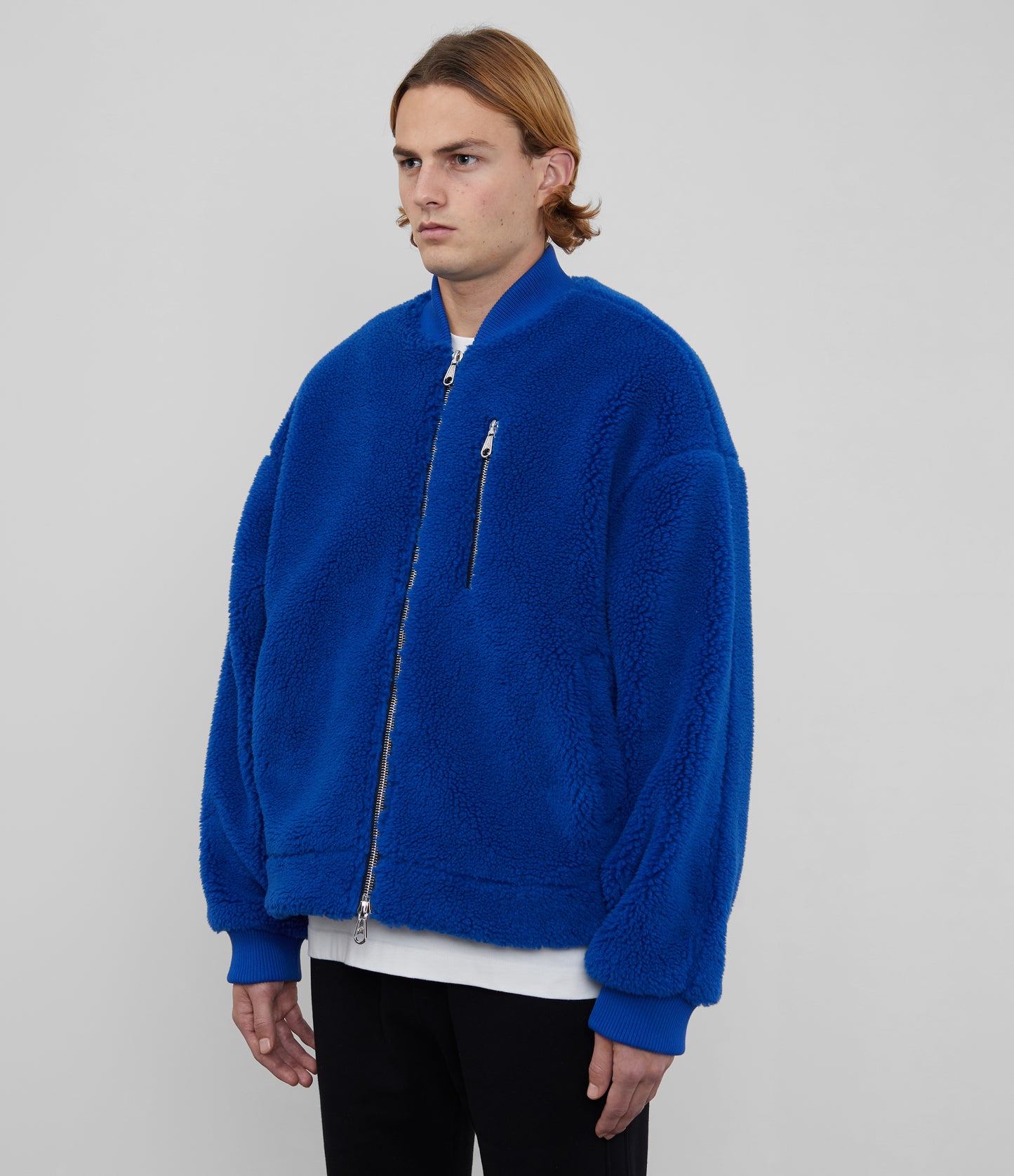 WOOL FLEECE BOMBER