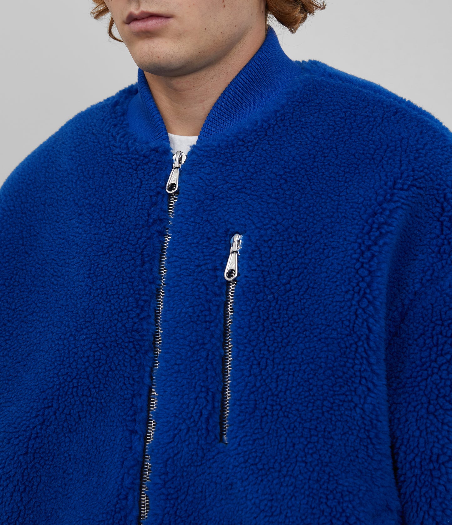 WOOL FLEECE BOMBER