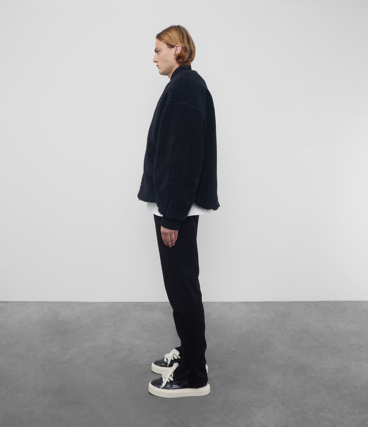WOOL FLEECE BOMBER