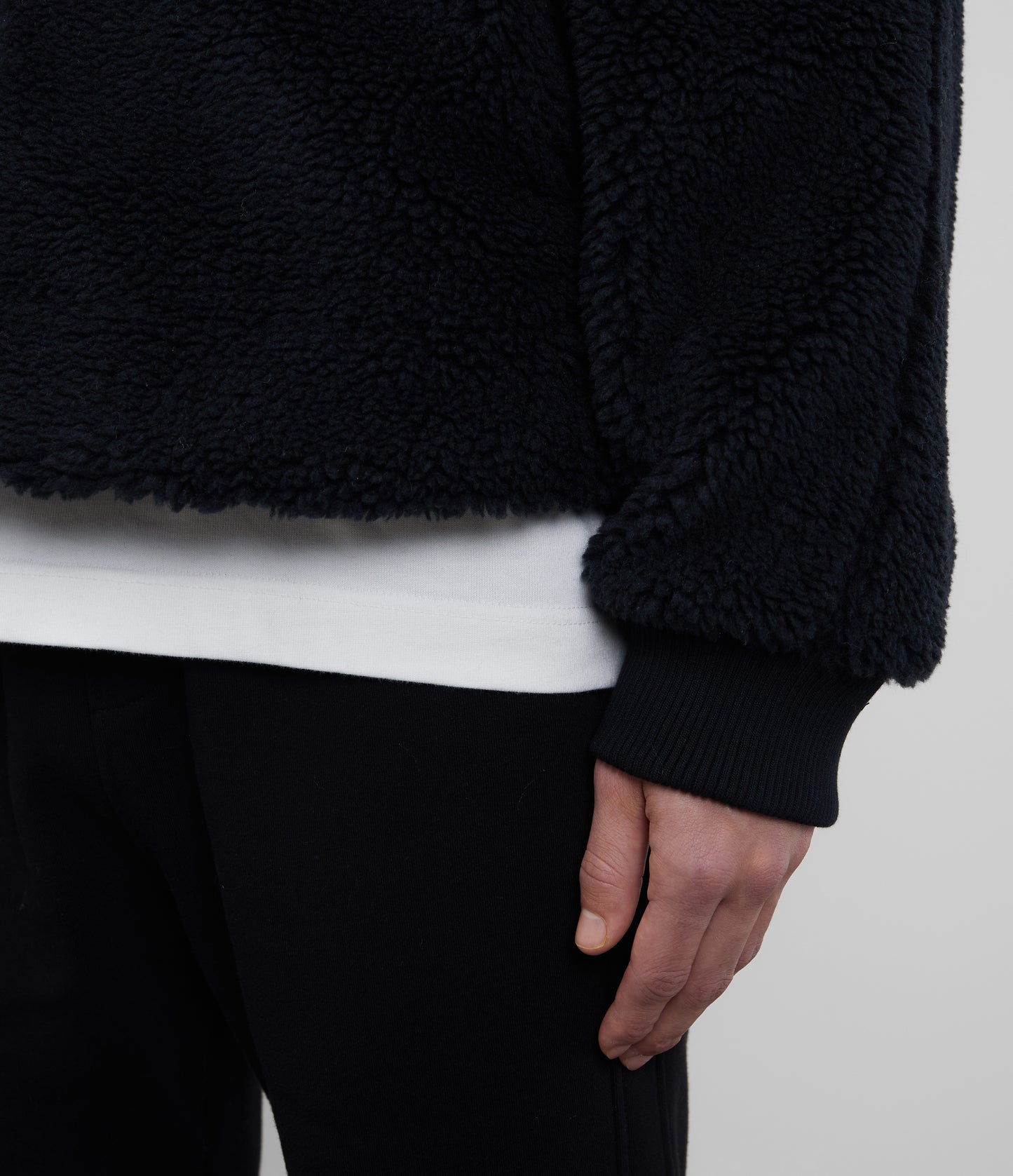 WOOL FLEECE BOMBER