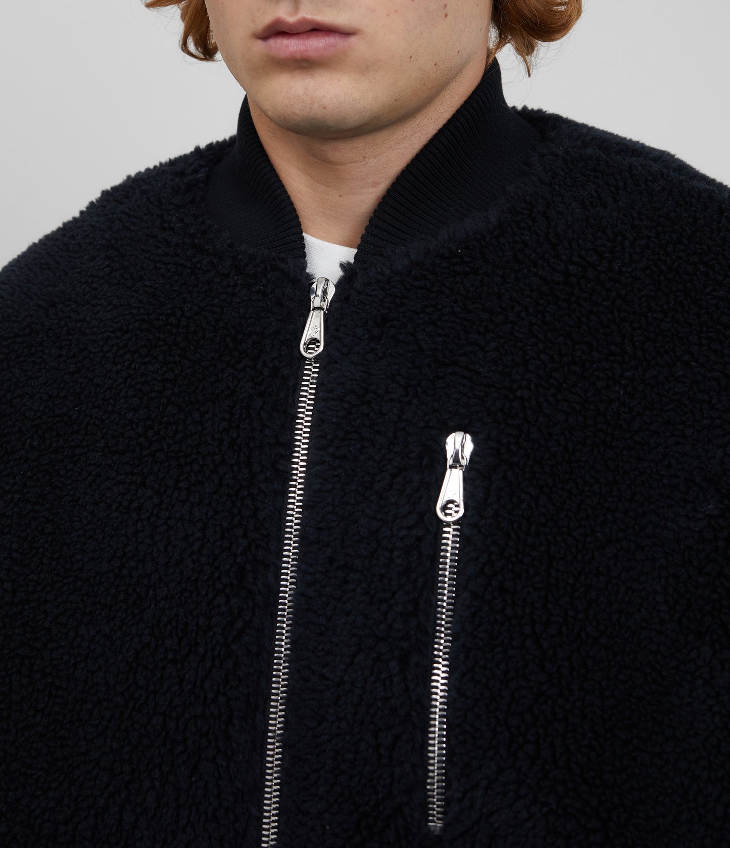 WOOL FLEECE BOMBER
