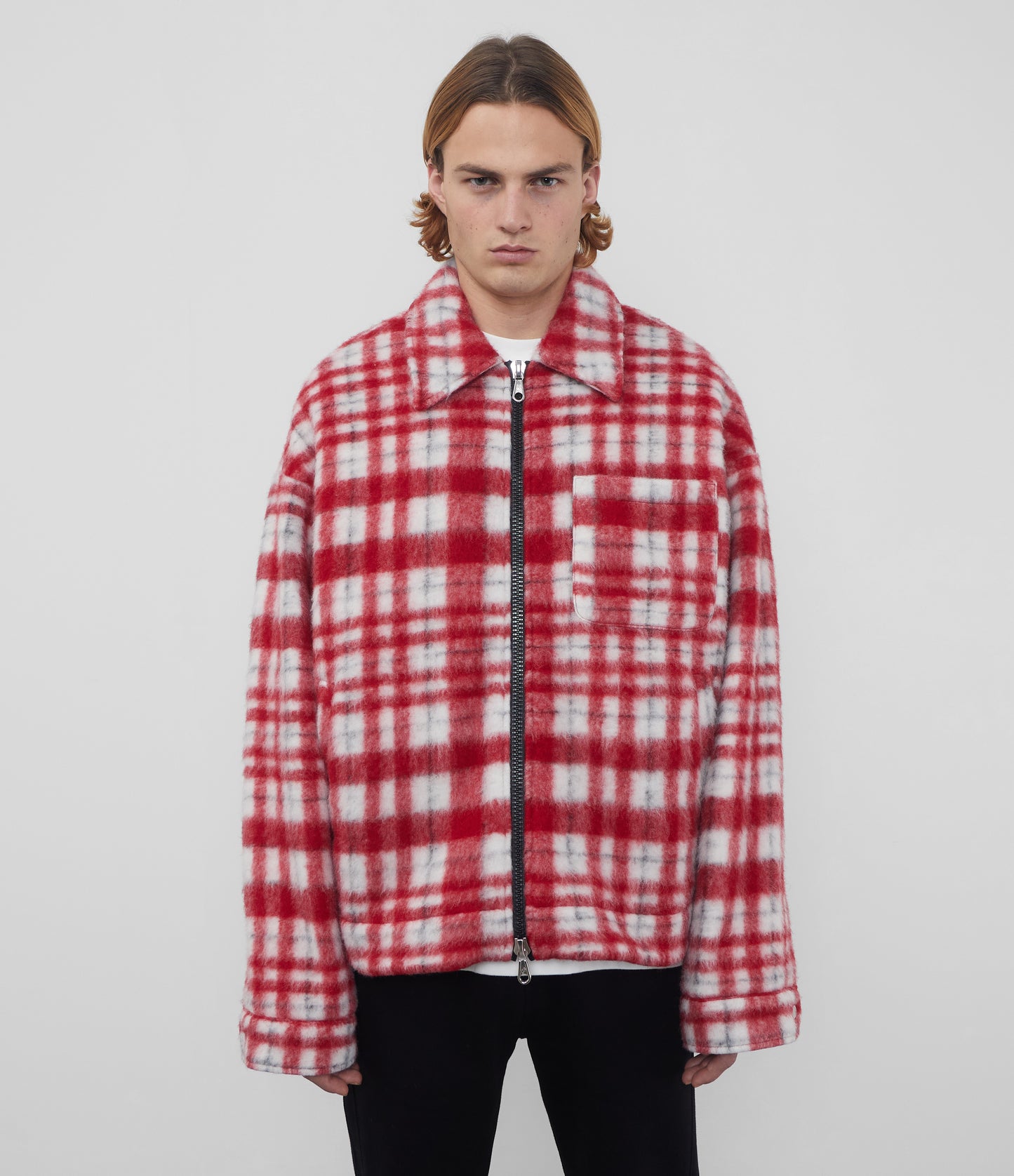 LOGO WOOL OVERSHIRT