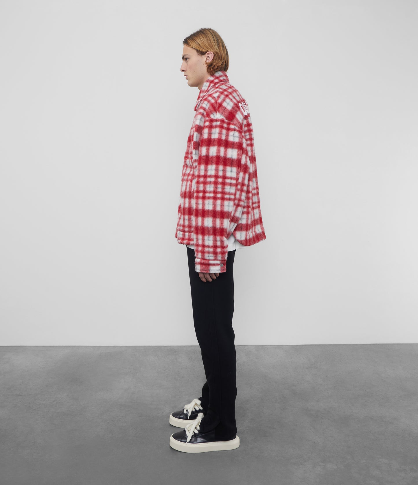 LOGO WOOL OVERSHIRT