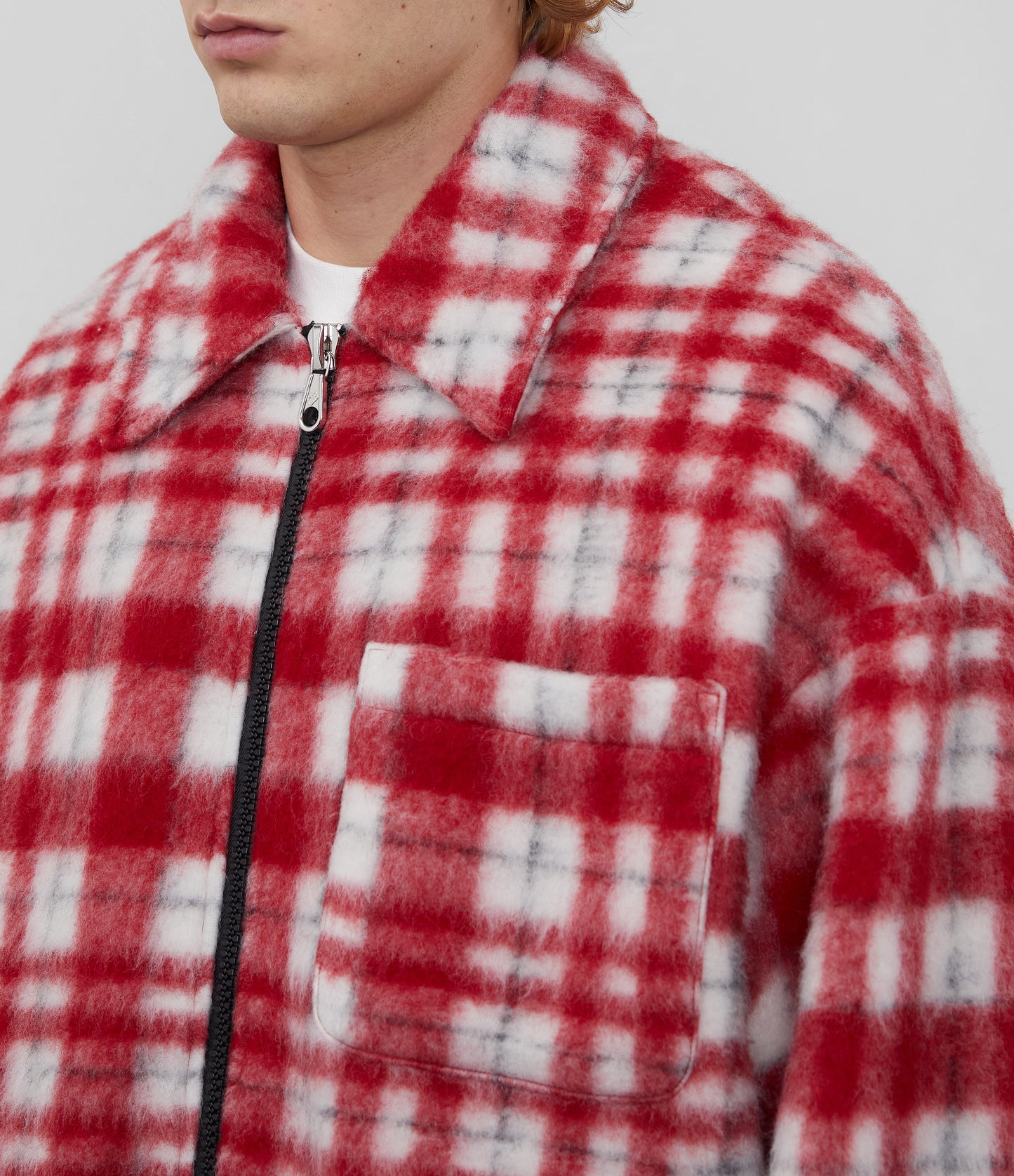 LOGO WOOL OVERSHIRT