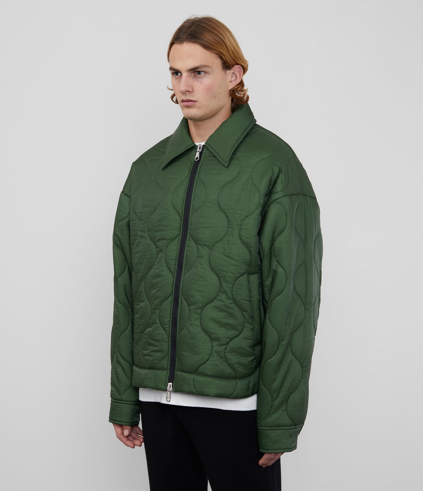 QUILTED RIPSTOP OVERSHIRT