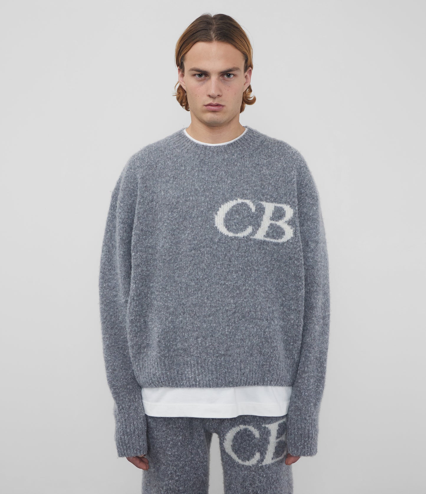 CB LOGO KNIT SWEATER