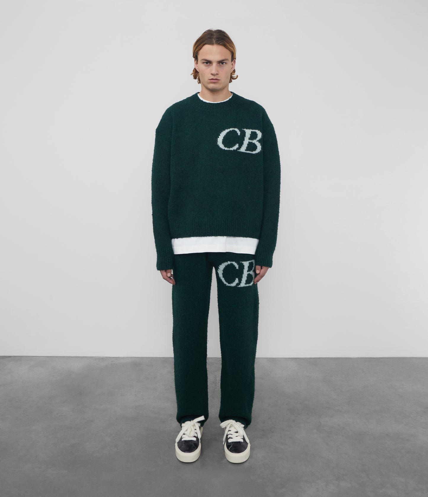 CB LOGO KNIT SWEATER