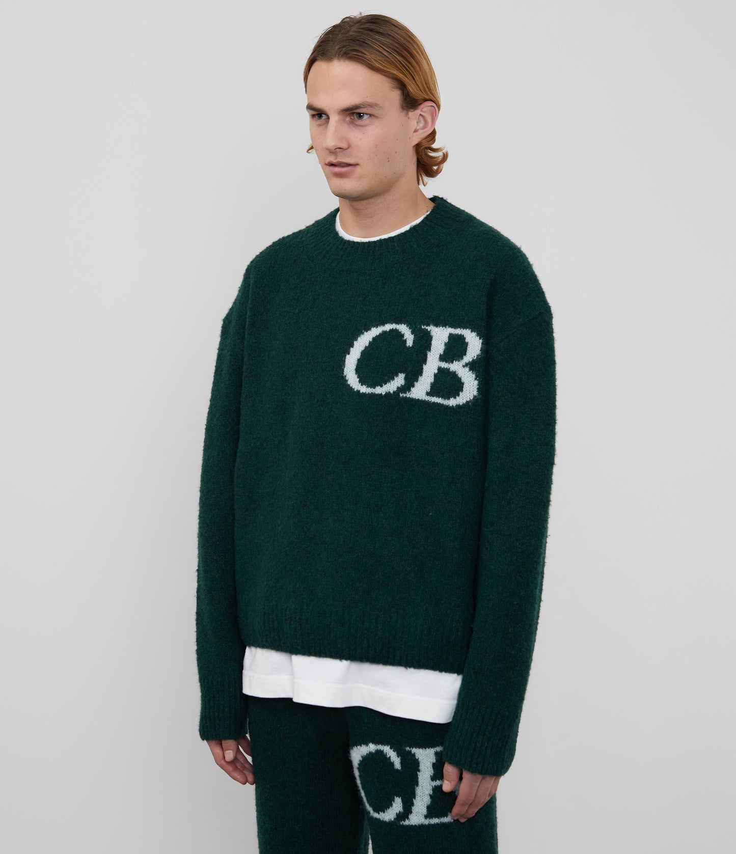 CB LOGO KNIT SWEATER