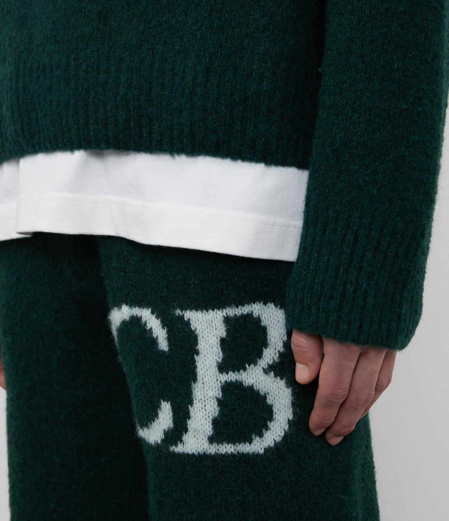CB LOGO KNIT PANTS