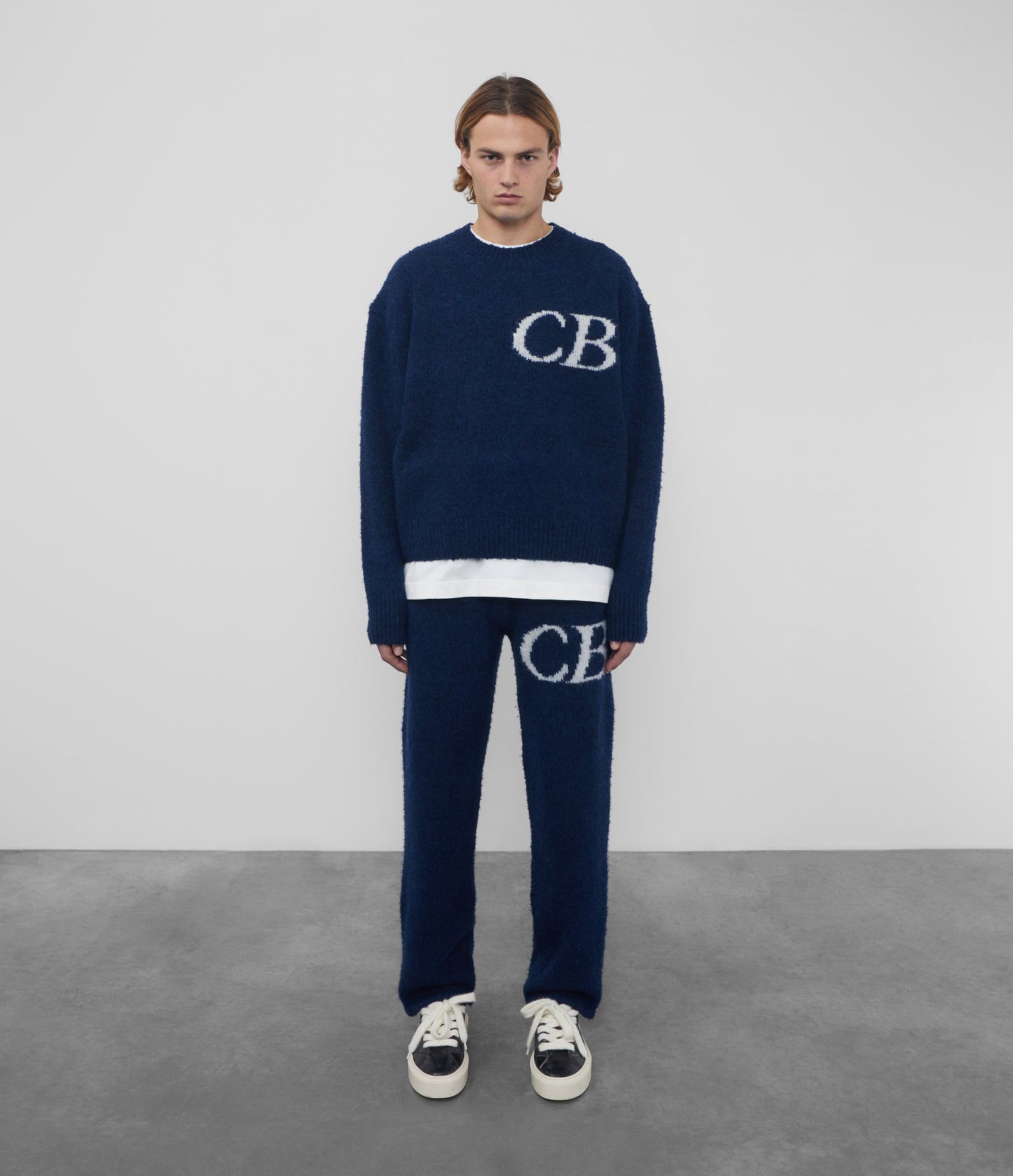 CB LOGO KNIT SWEATER