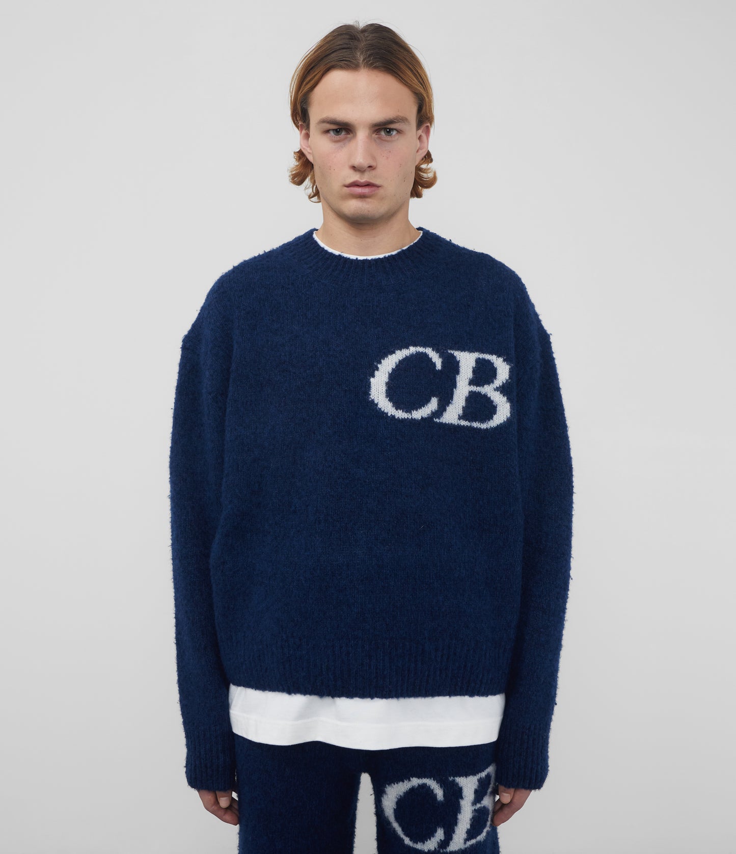 CB LOGO KNIT SWEATER