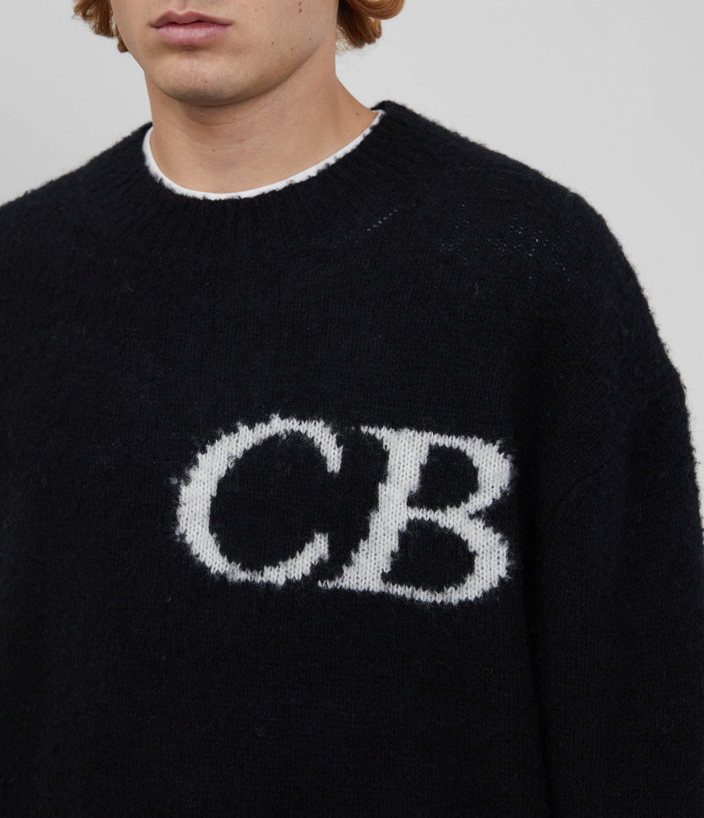 CB LOGO KNIT SWEATER