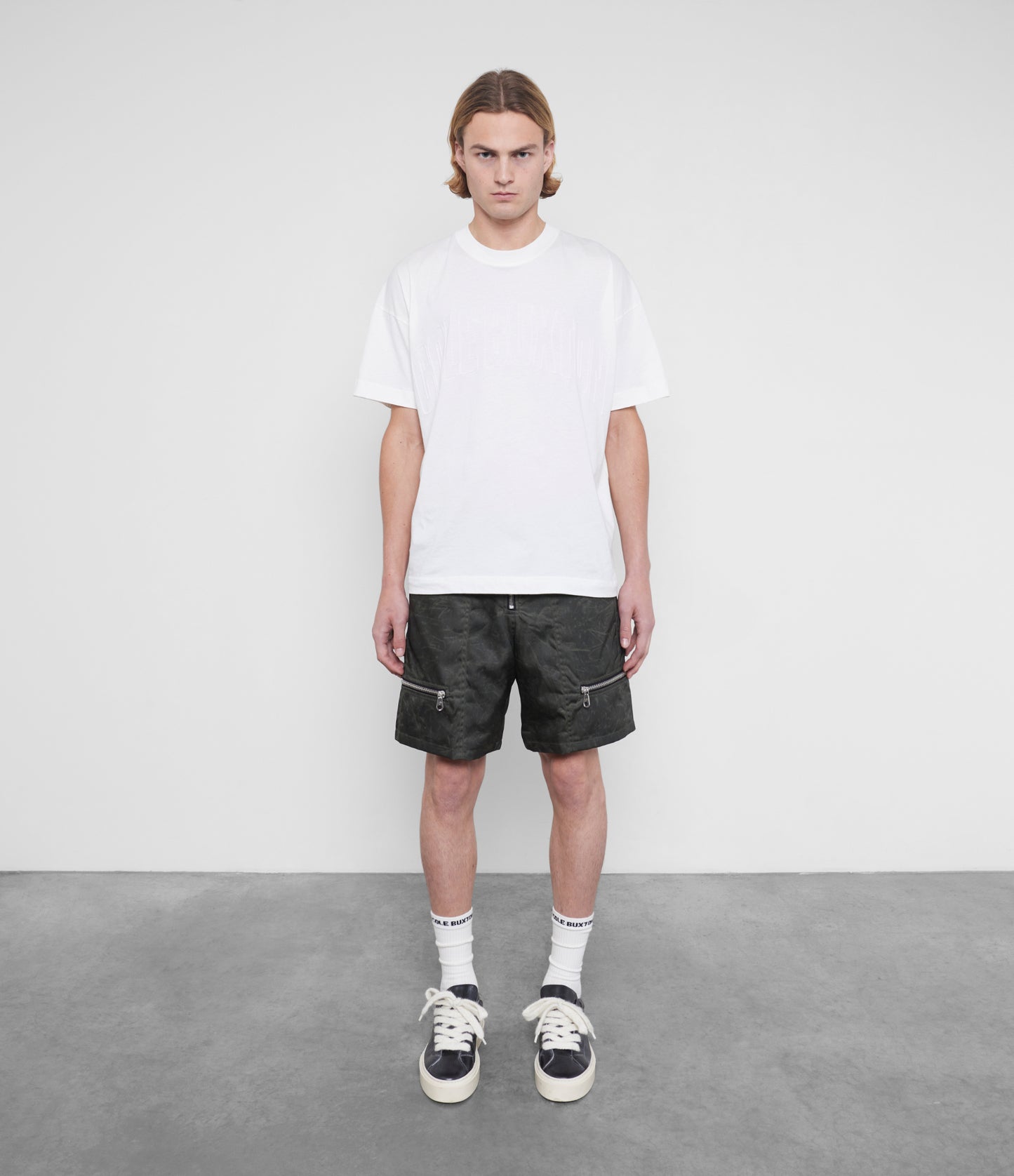 Cole Buxton | Combat Shorts | Mens | Italian Nylon | Dark Green