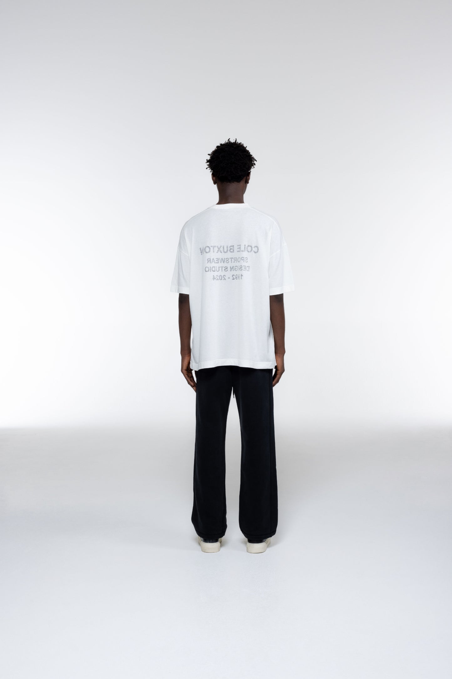 Cole Buxton | Inside Out Logo T-Shirt | Mens | Vintage White