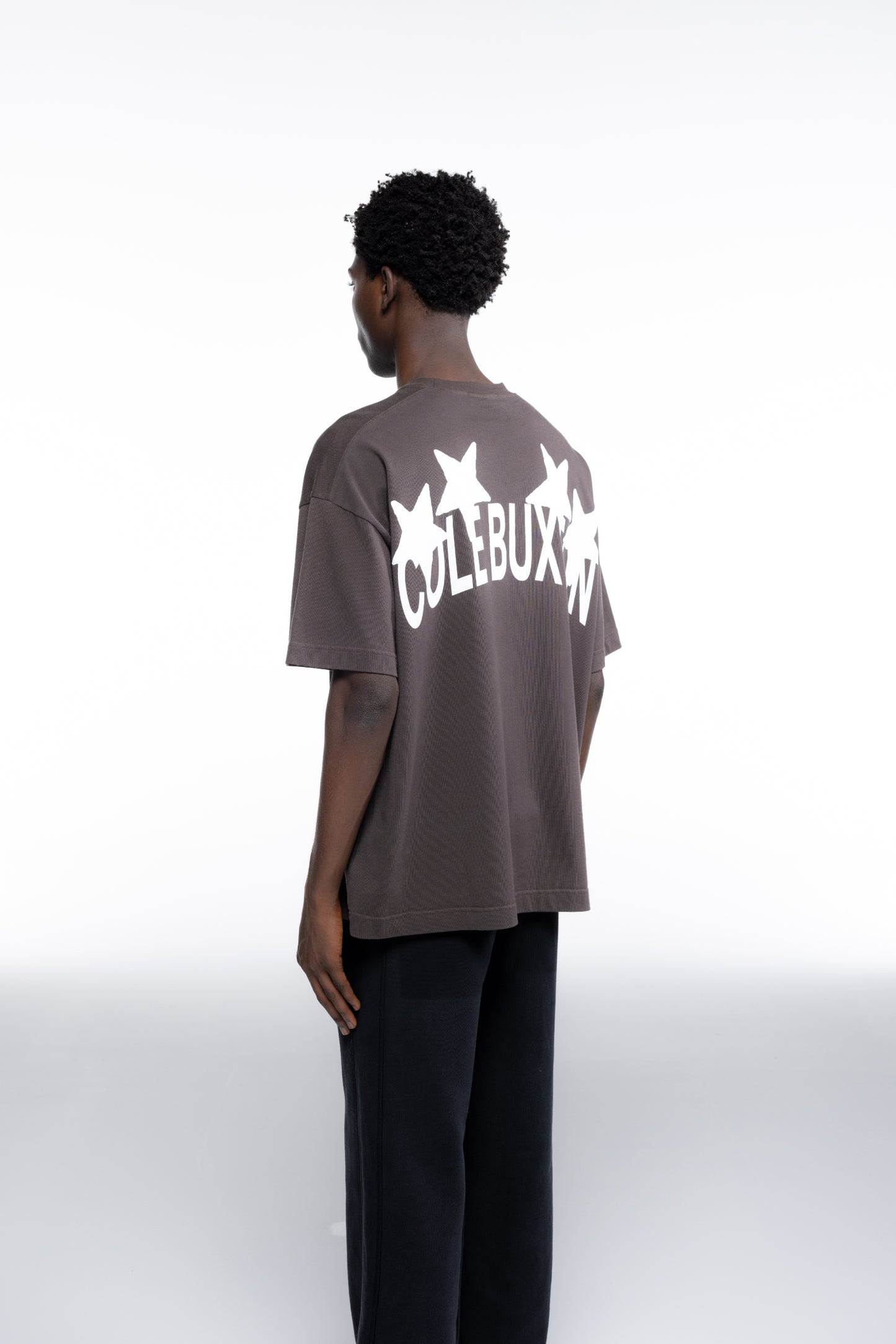 Cole Buxton | 4 Star T-Shirt | Mens | Brown
