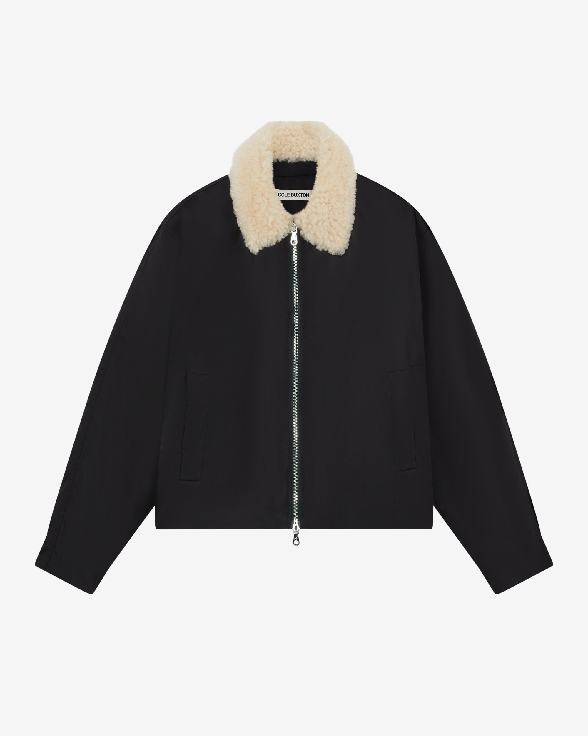 SHEARLING COLLAR CARGO JACKET