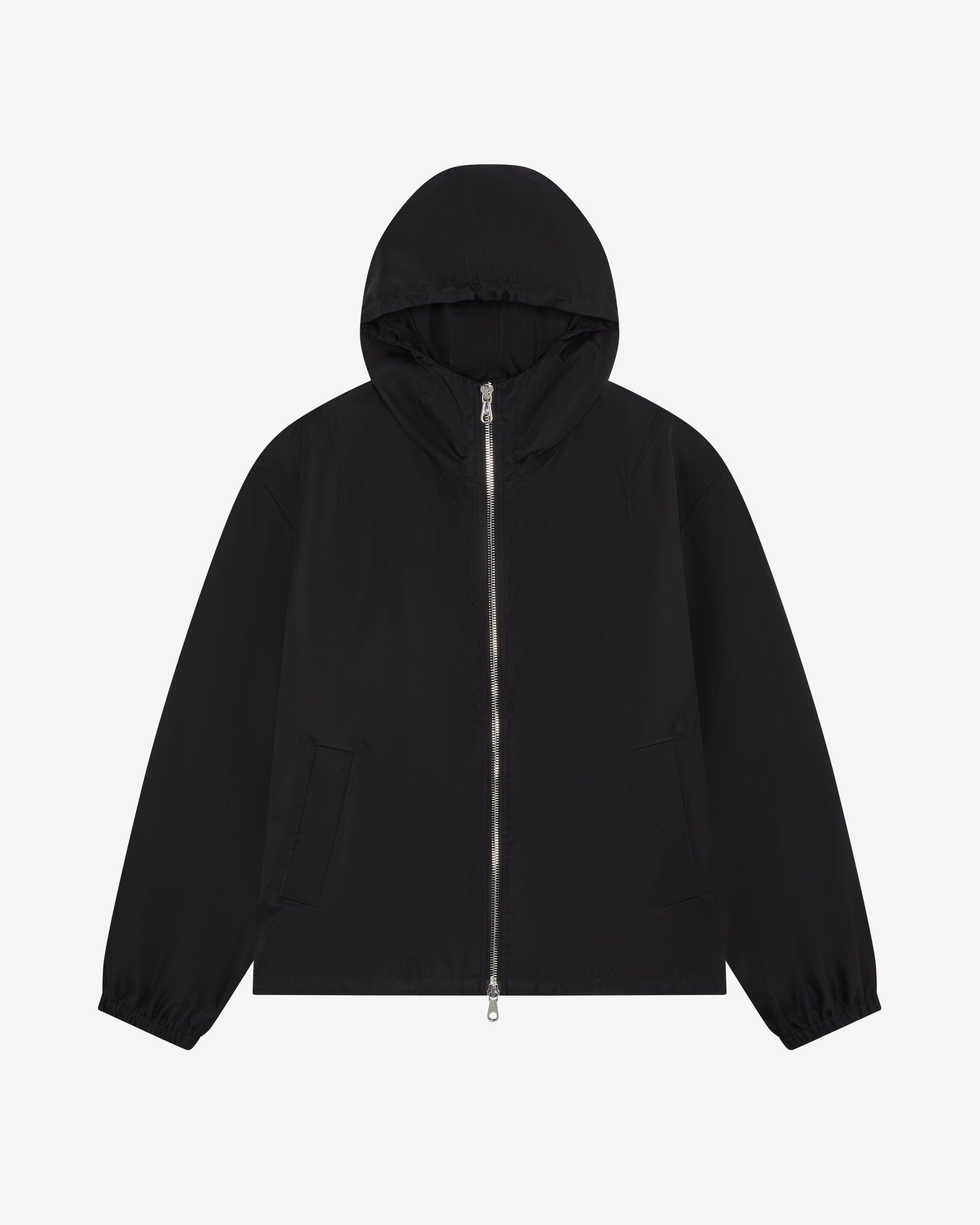 HOODED NYLON WINDBREAKER
