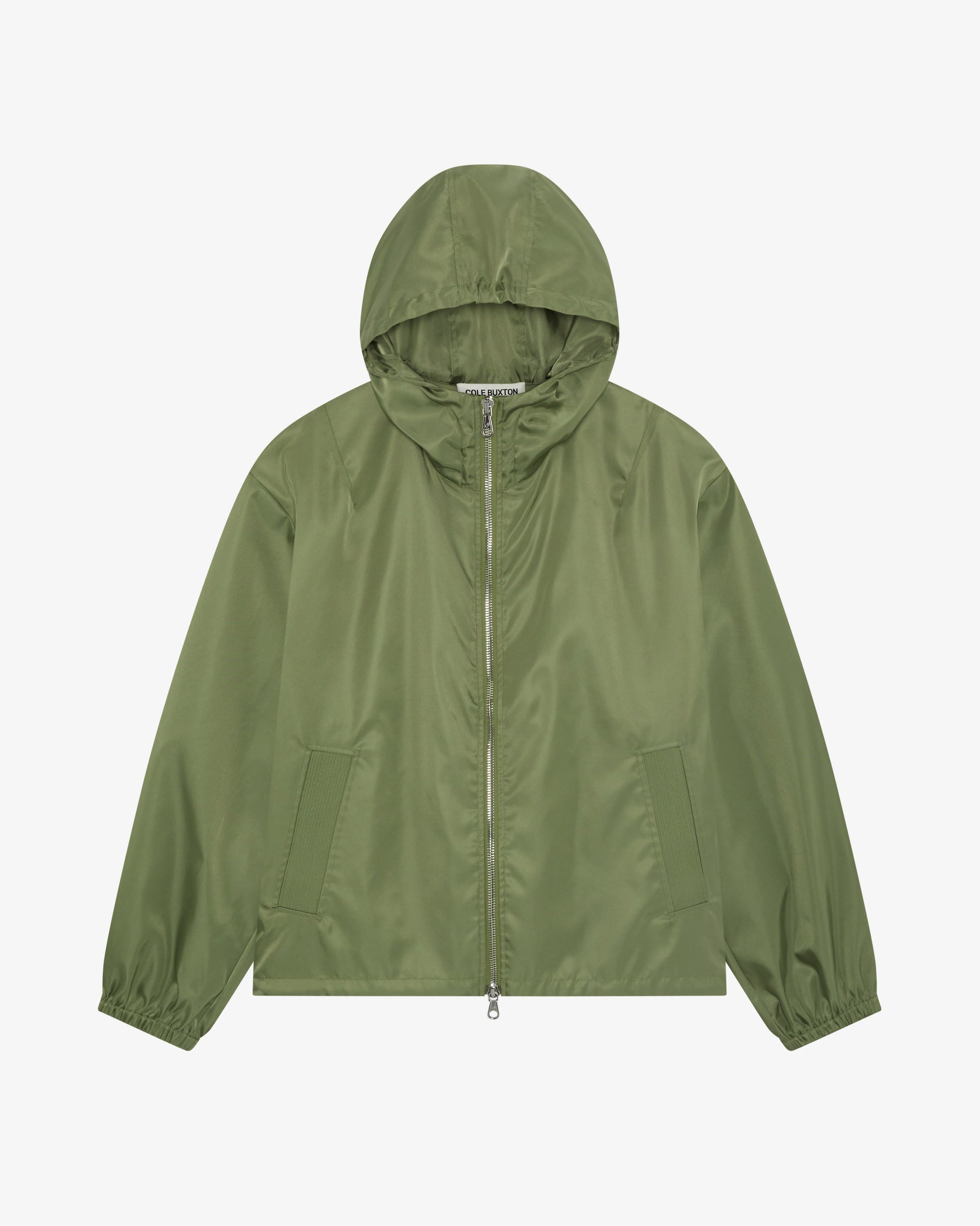 HOODED NYLON WINDBREAKER