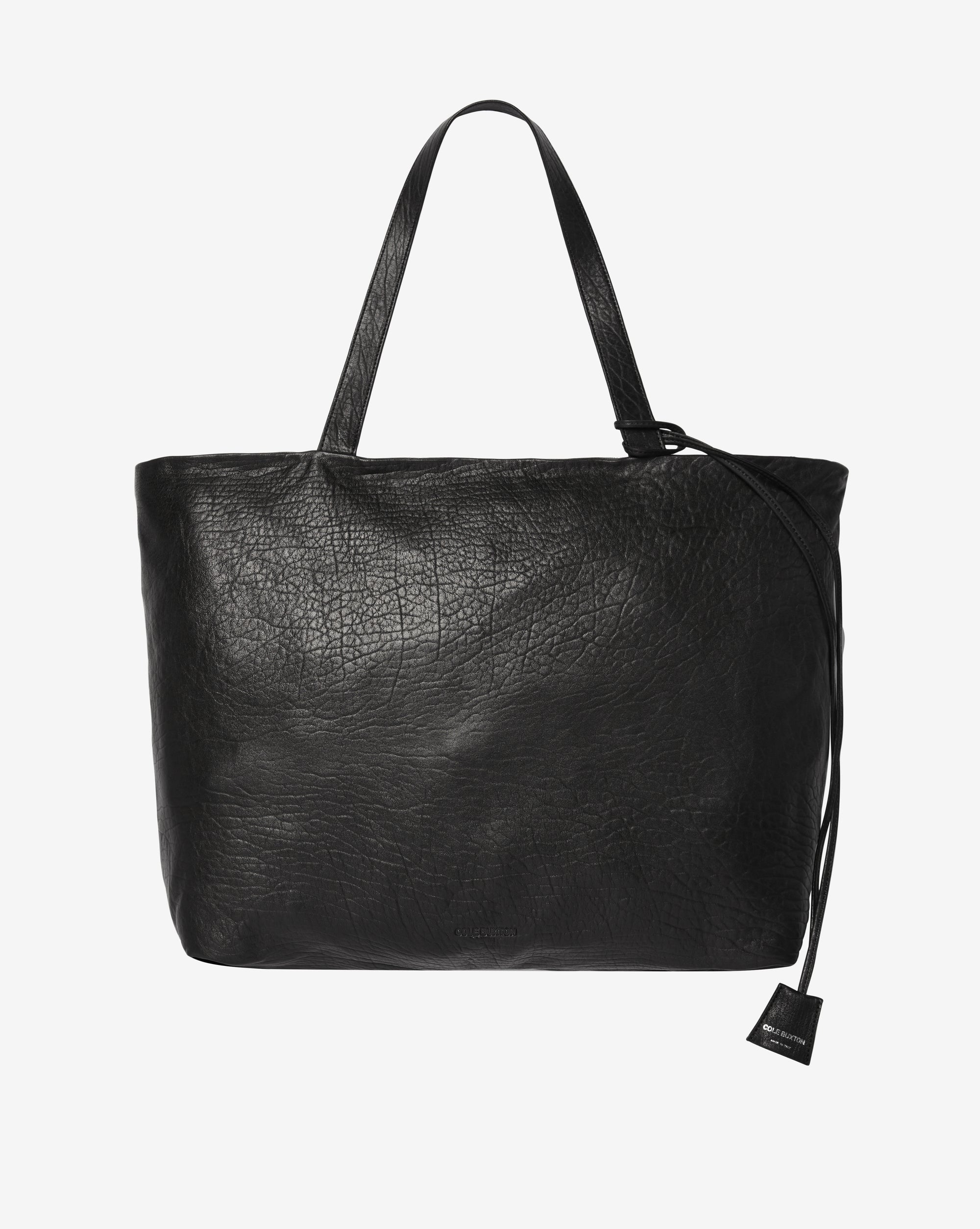 SHRUNKEN LEATHER HEATHROW HANDBAG
