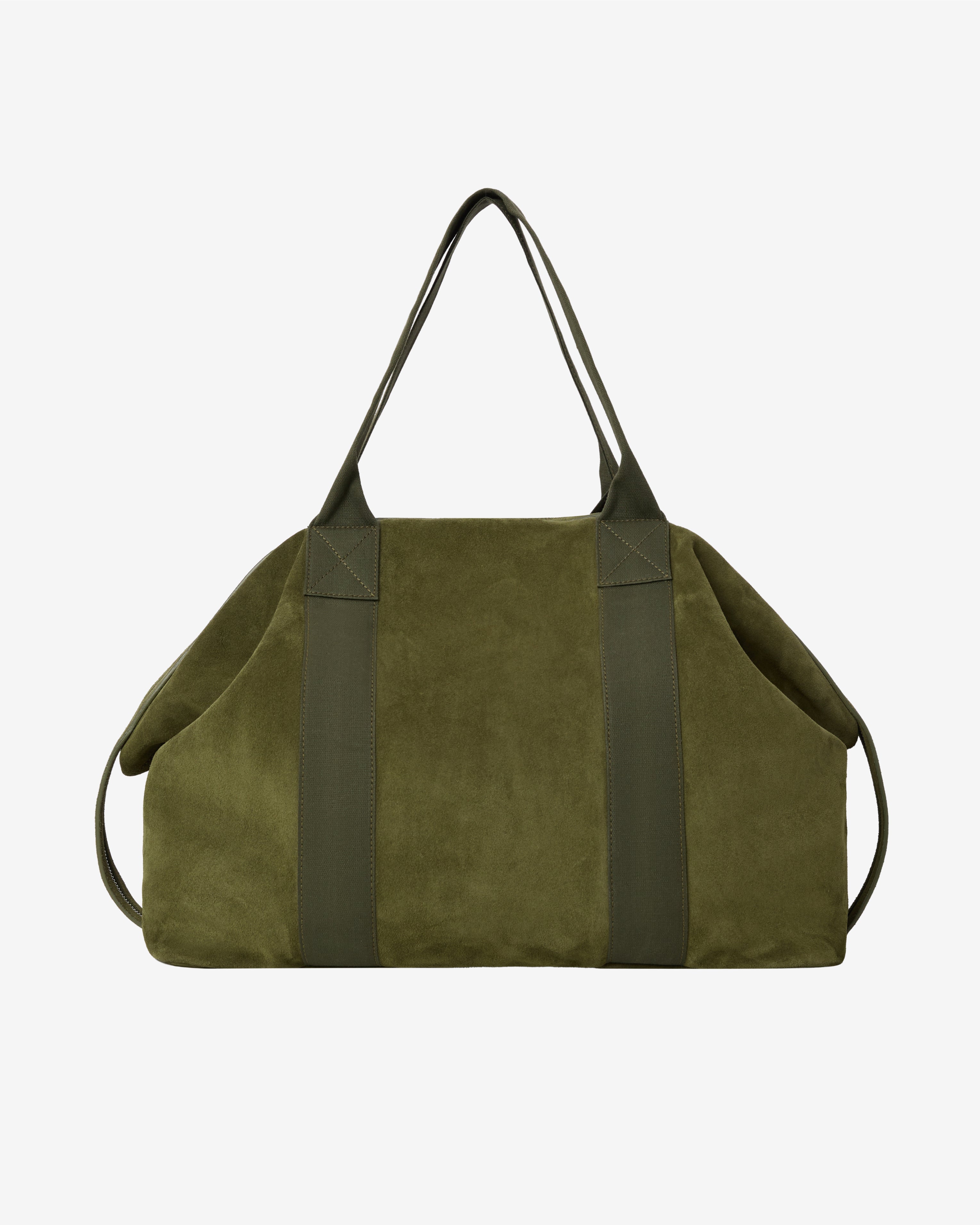 SUEDE MILITARY DUFFLE