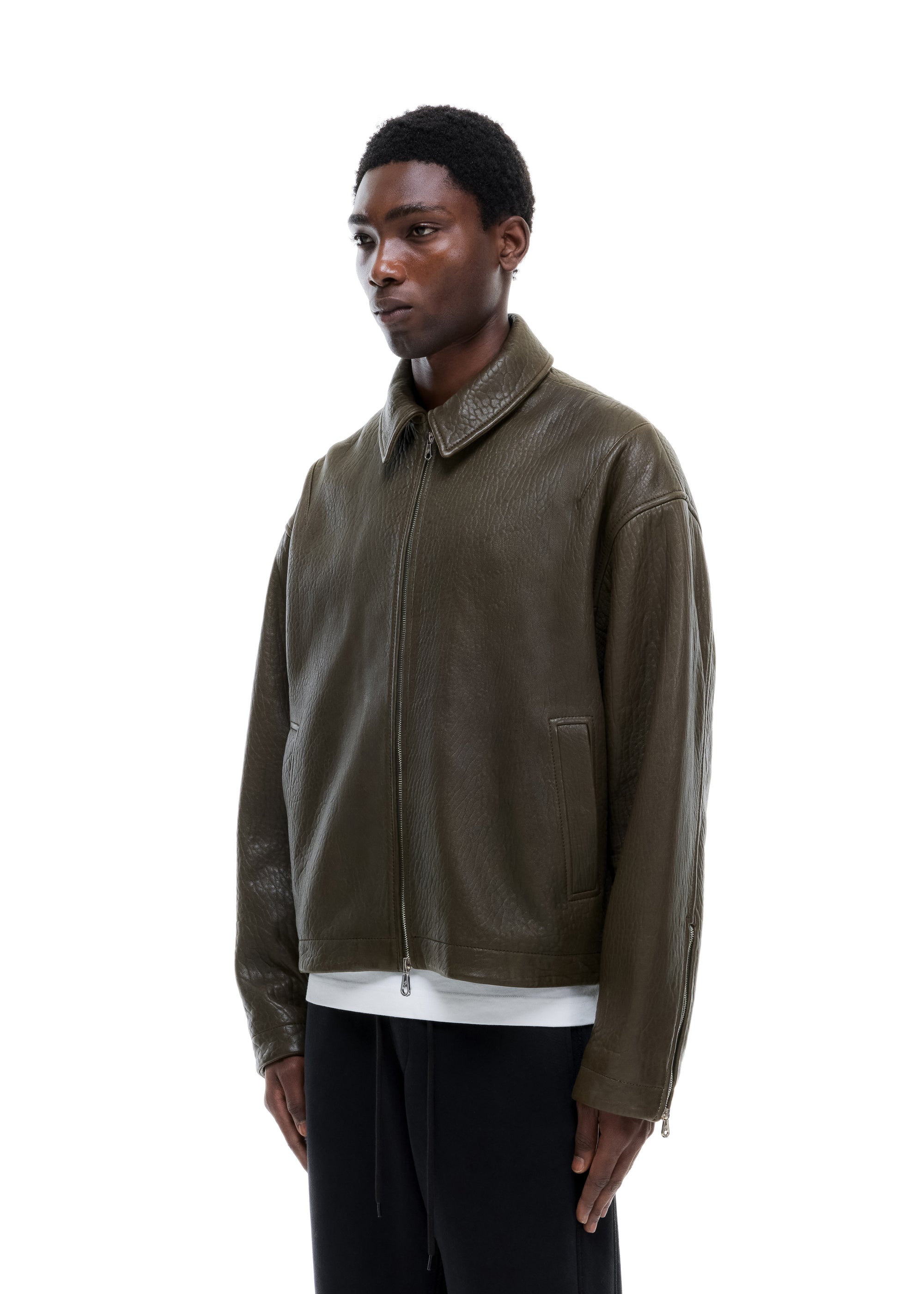 SHRUNKEN LEATHER JACKET