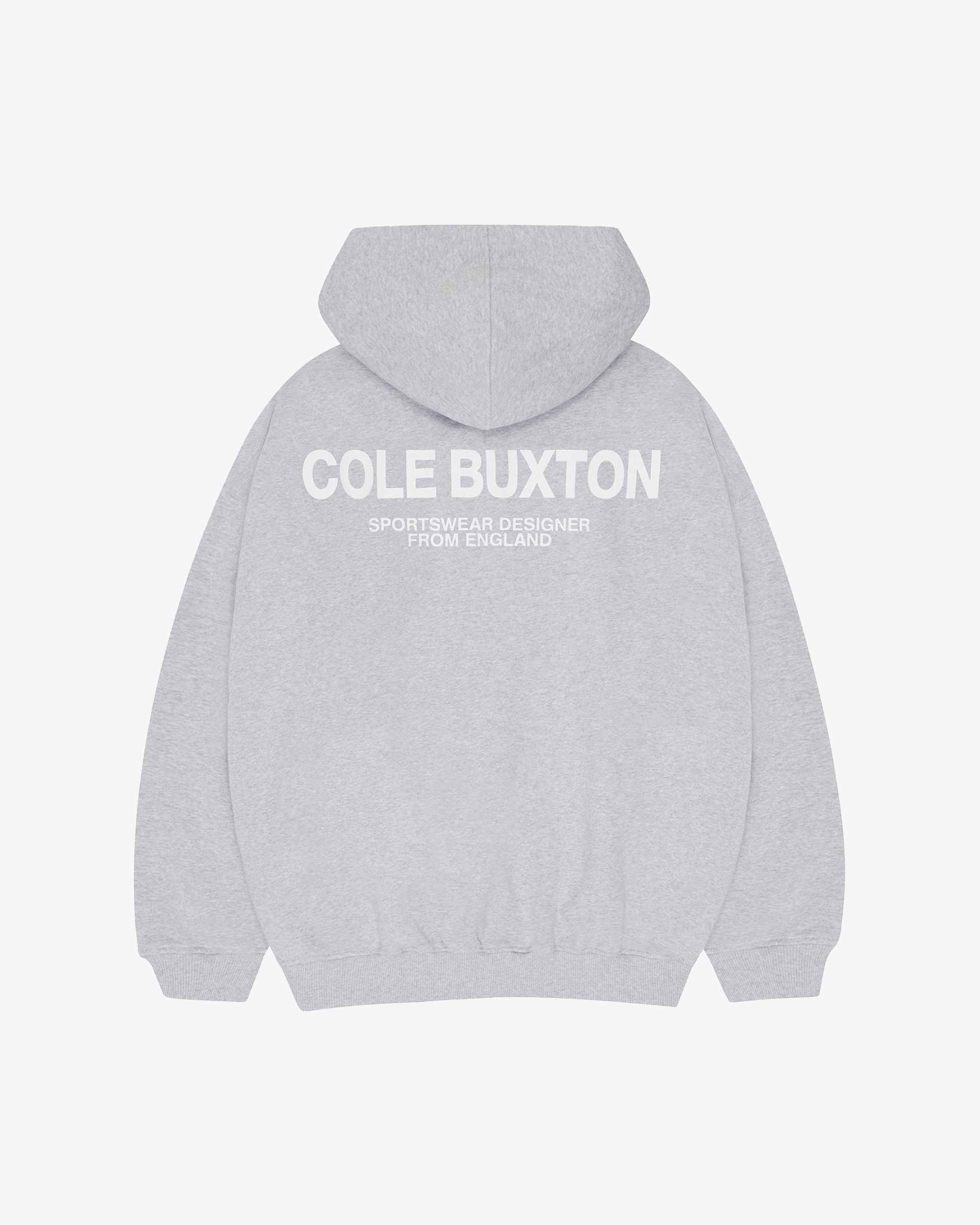 Cole Buxton Sportswear Hoodie Mens Cotton Grey - Main Image