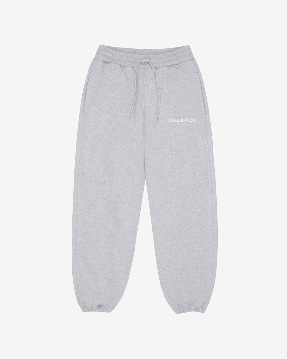 Cole Buxton Sportswear Sweatpants Mens Cotton Grey