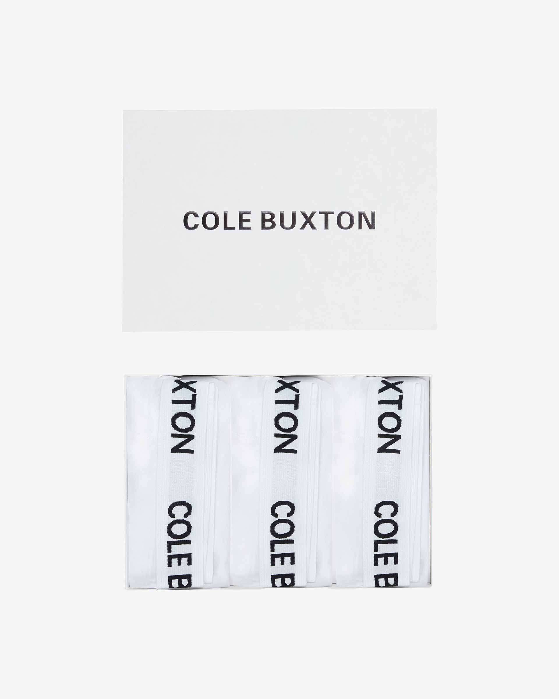 Cole Buxton | Boxer Shorts | Mens | Cotton | White