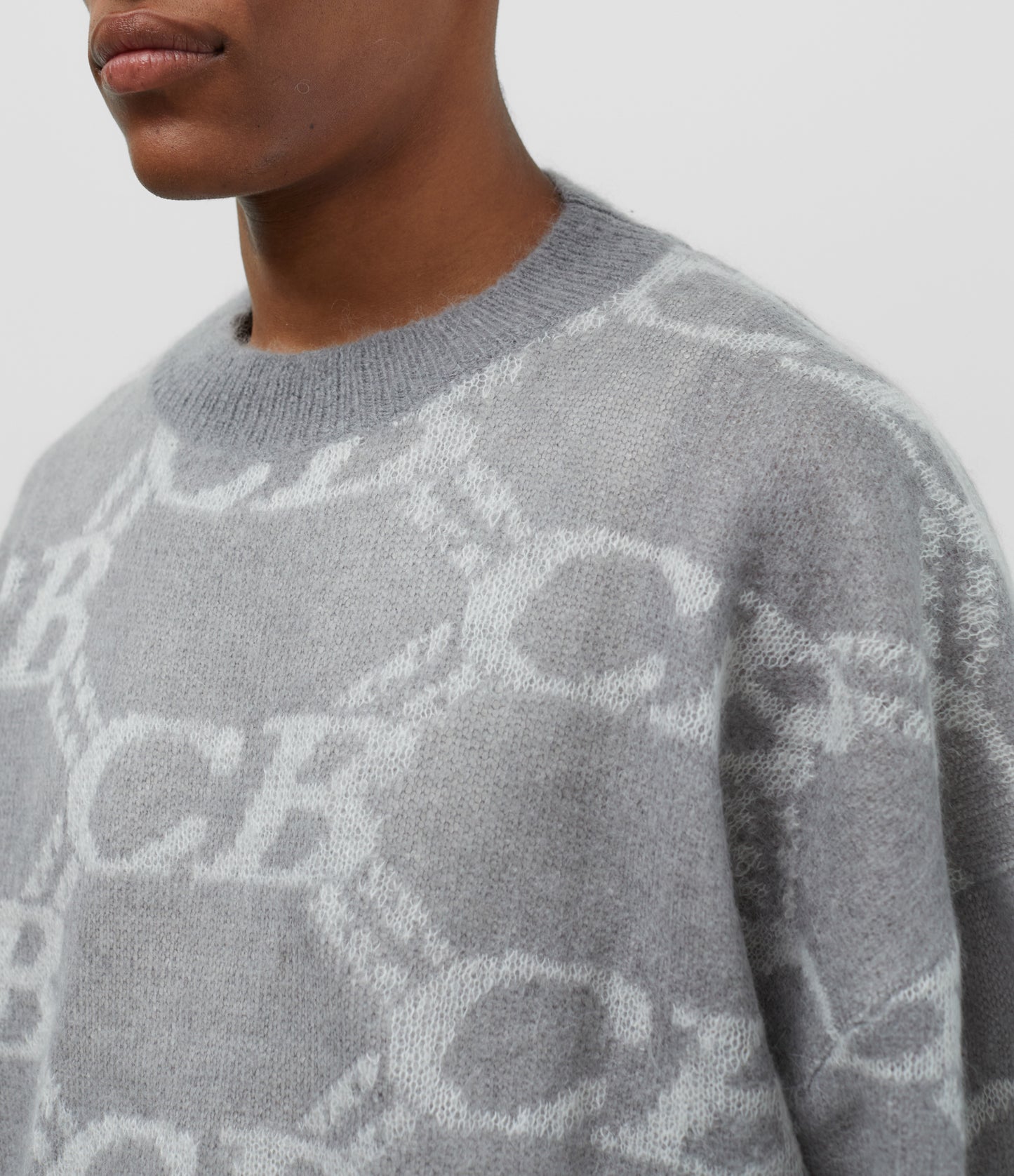 CB MONOGRAM KNIT SWEATER