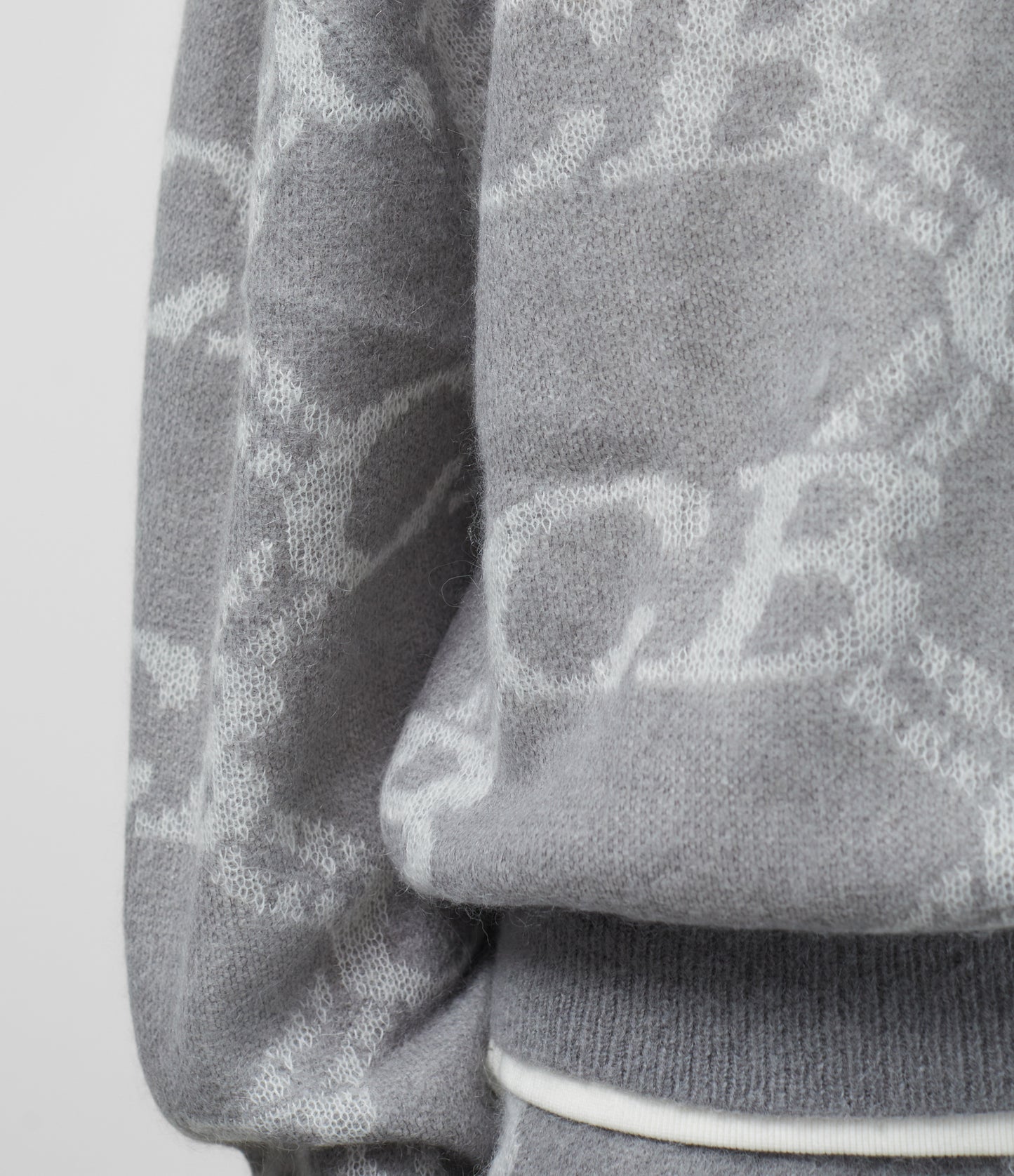CB MONOGRAM KNIT SWEATER