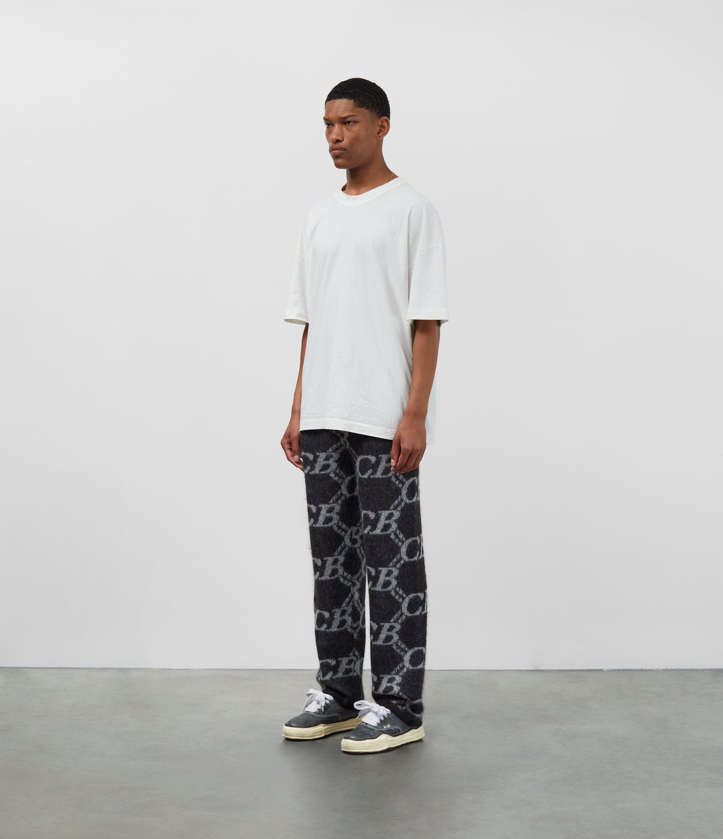 CB MONOGRAM KNIT PANTS