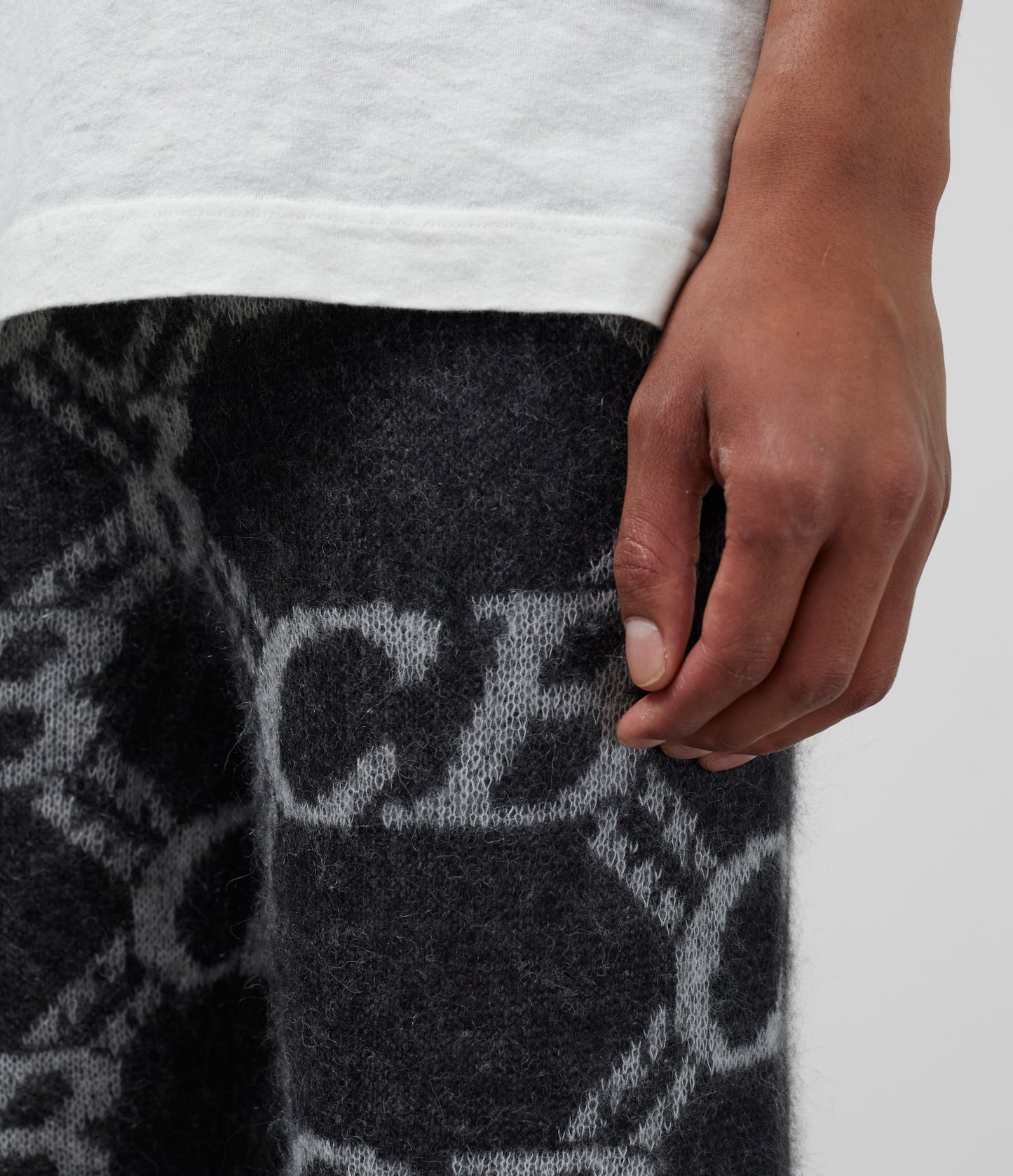 CB MONOGRAM KNIT PANTS