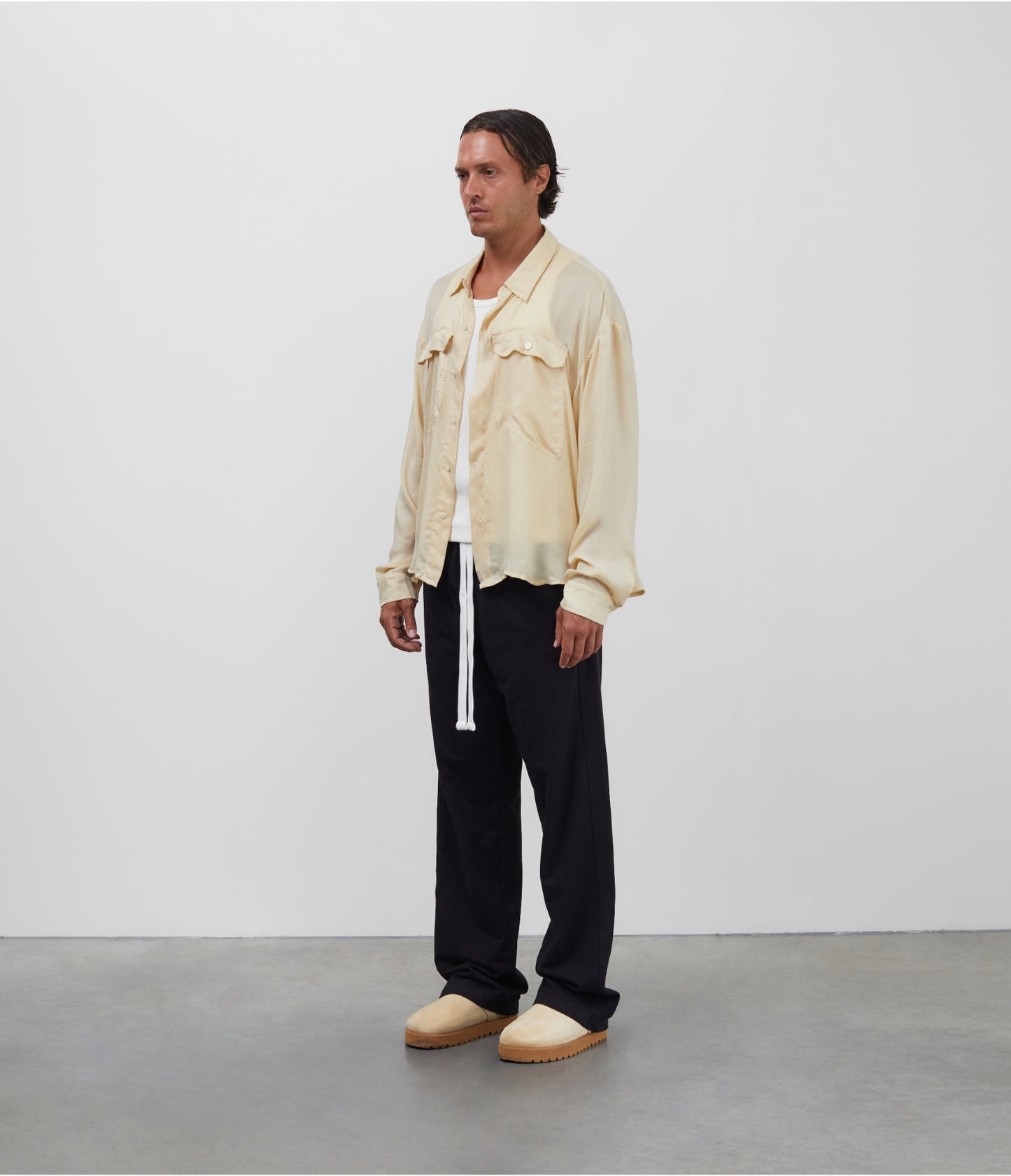 DOUBLE POCKET BOXY SHIRT