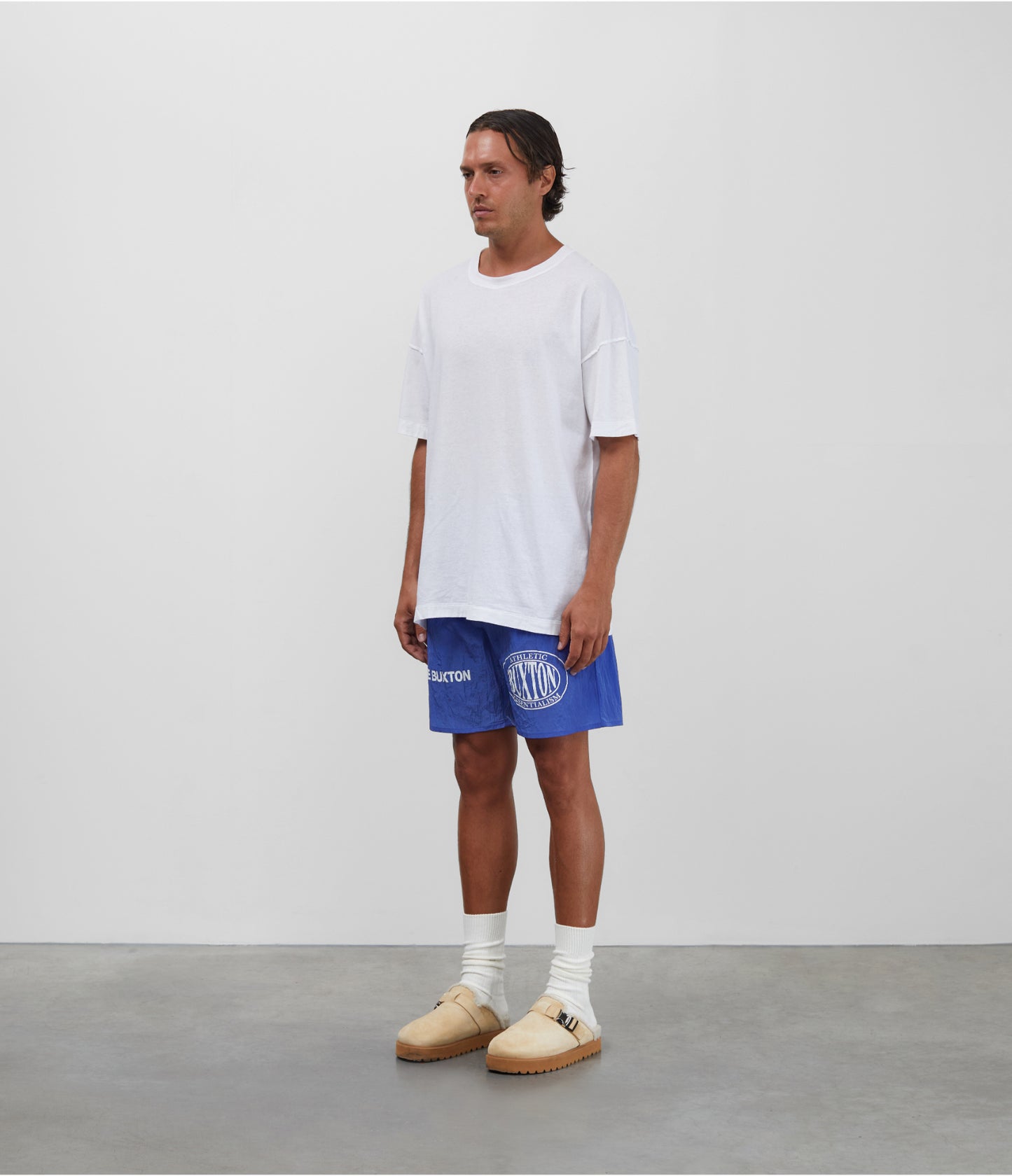 DOUBLE SPORTS LOGO TECH SHORTS