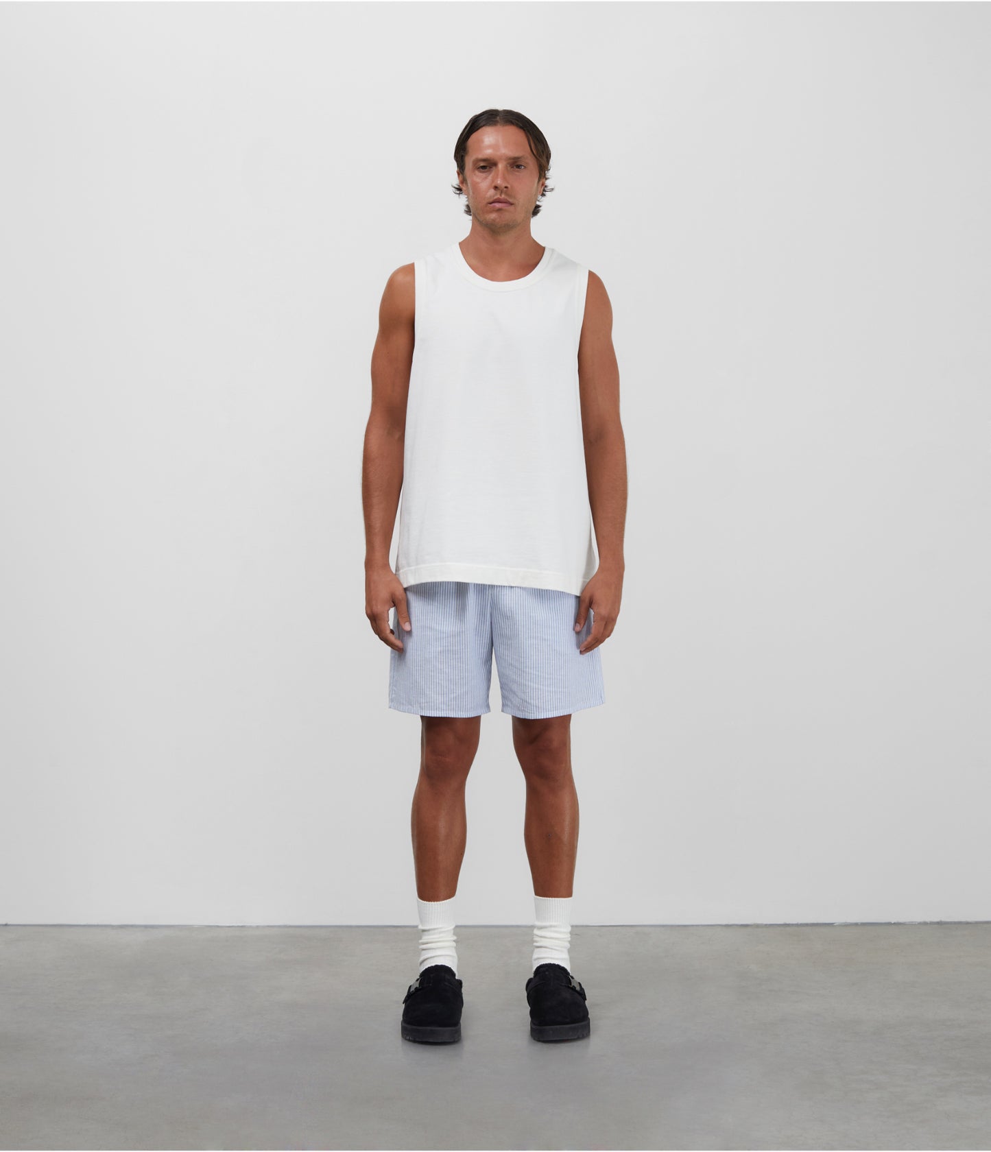 PINSTRIPE SUMMER SHORTS
