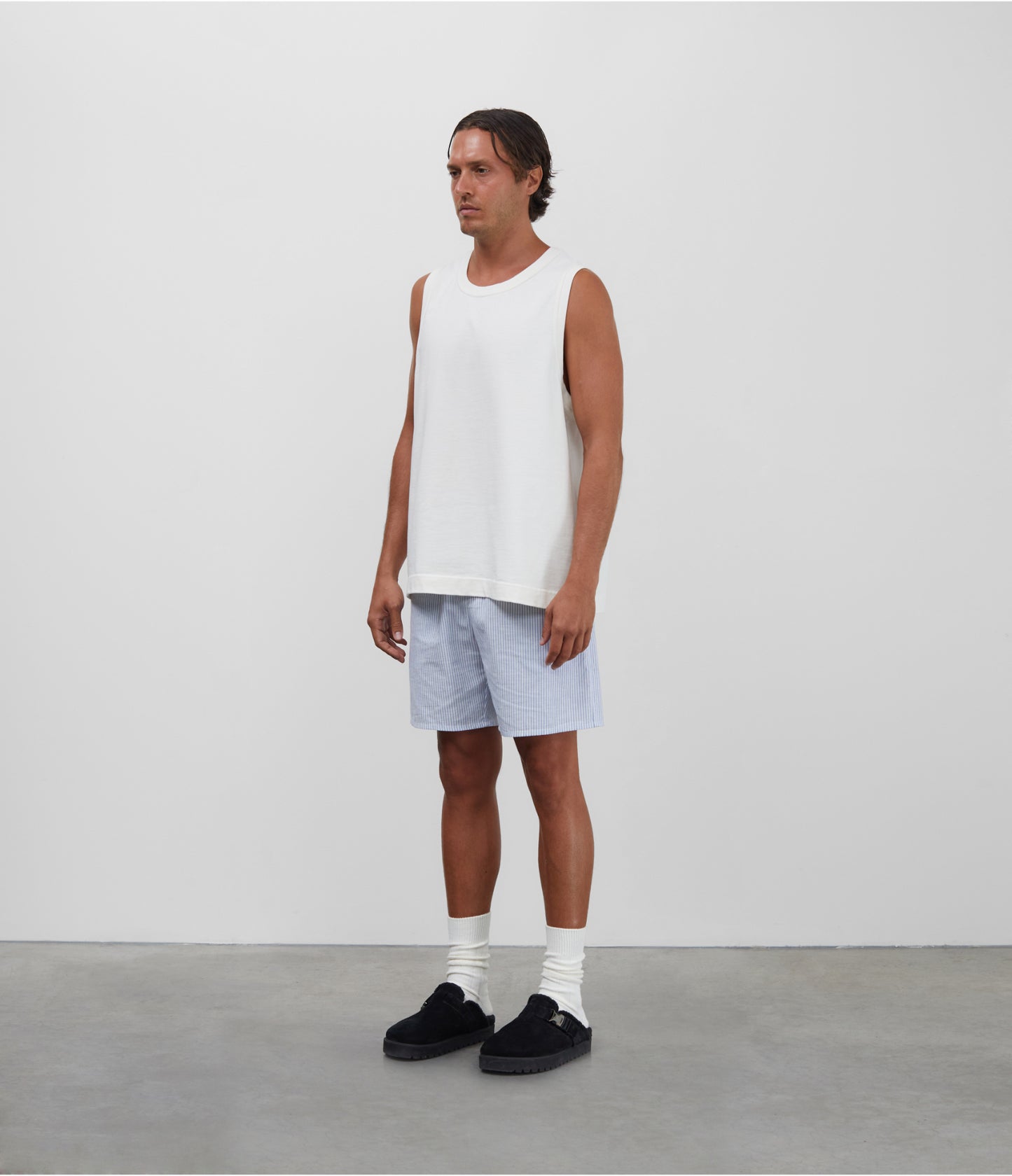 PINSTRIPE SUMMER SHORTS