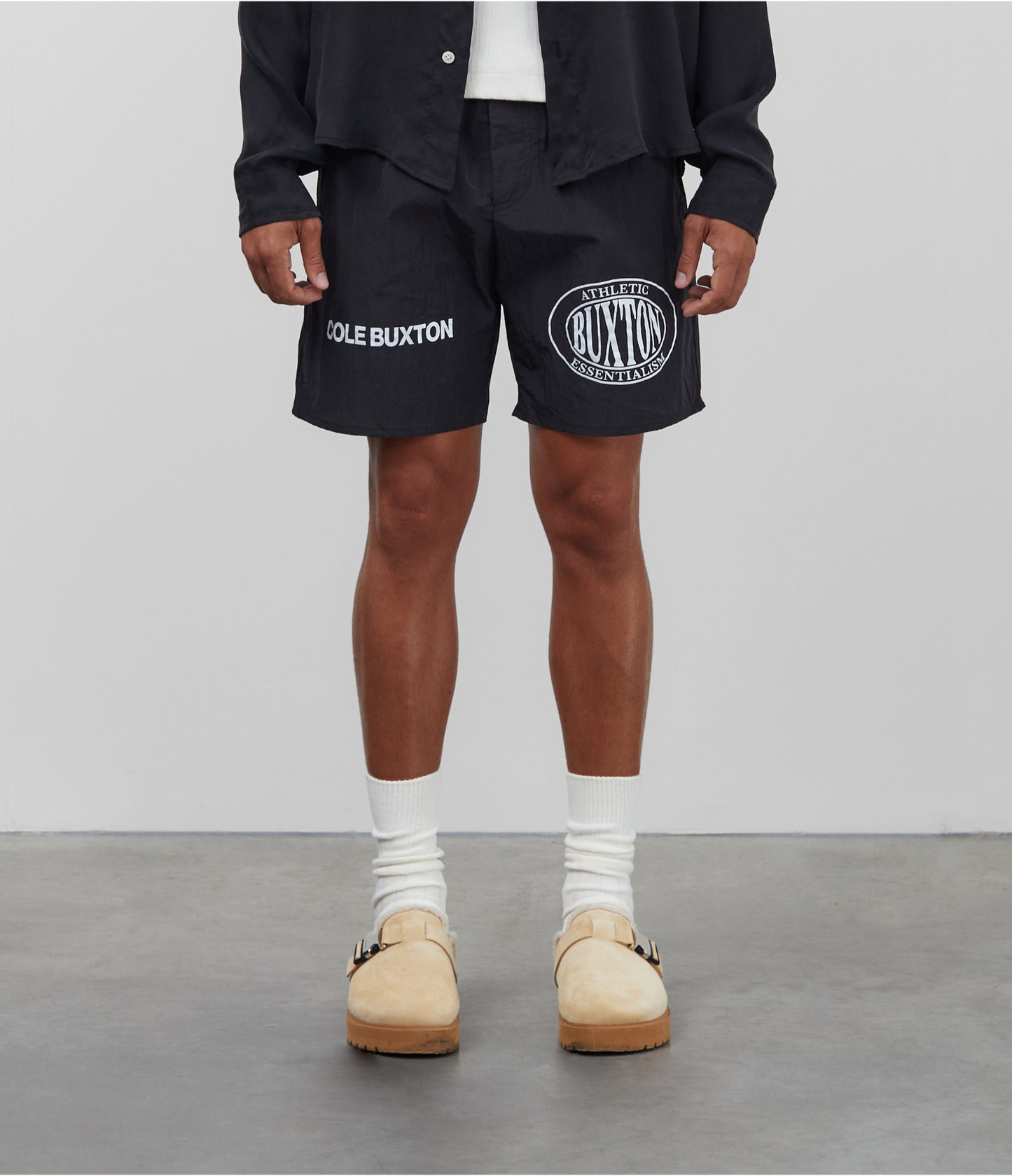 DOUBLE SPORTS LOGO TECH SHORTS