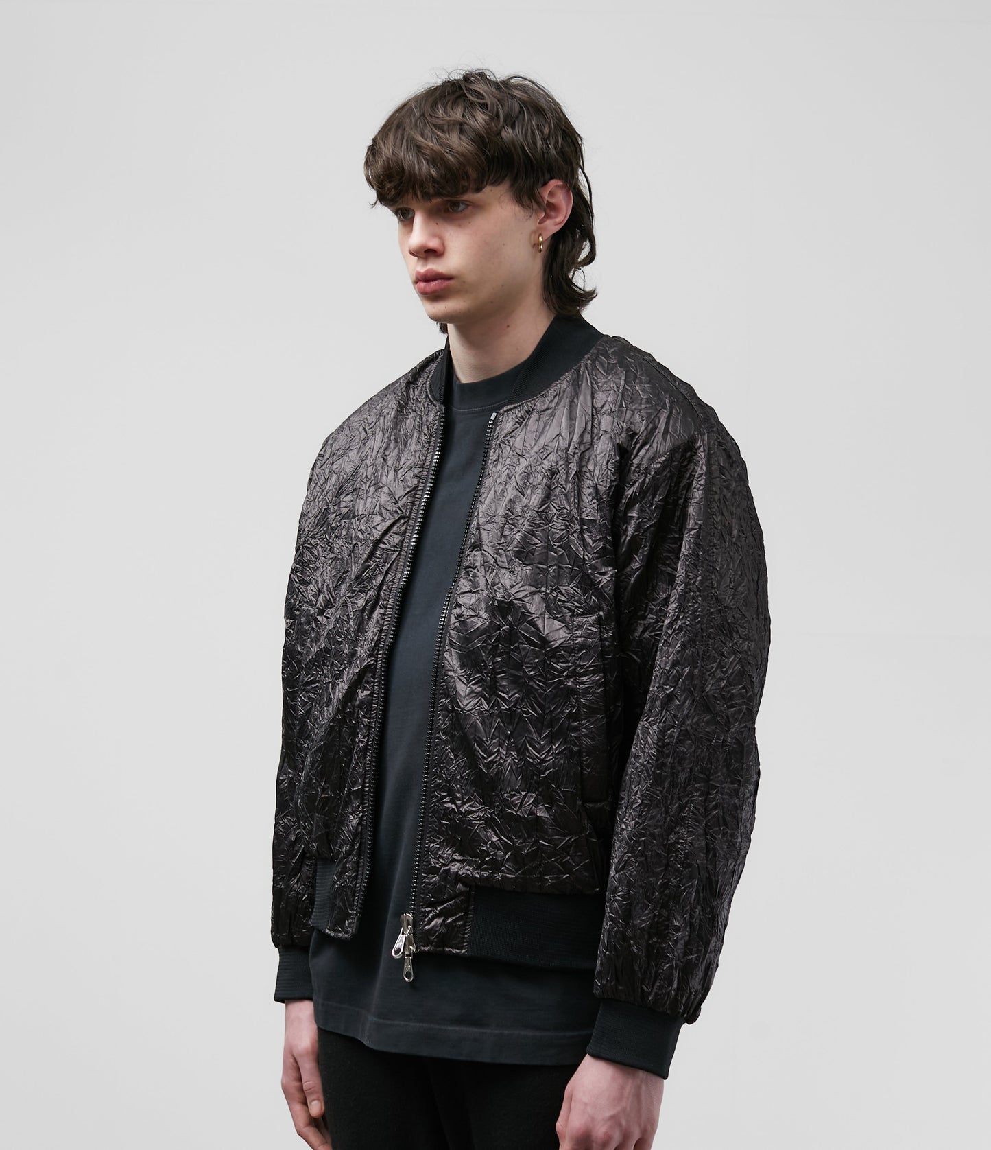 ALUMINIUM CRINKLE BOMBER