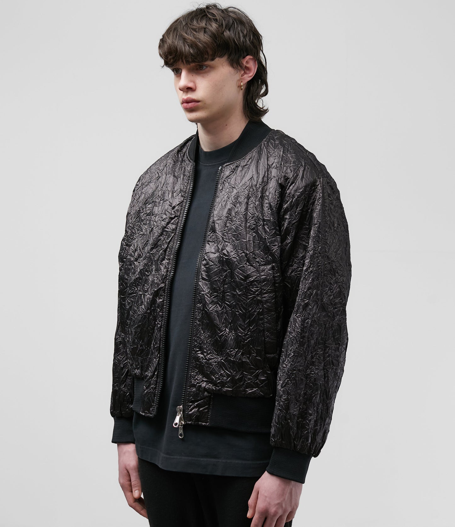 ALUMINIUM CRINKLE BOMBER