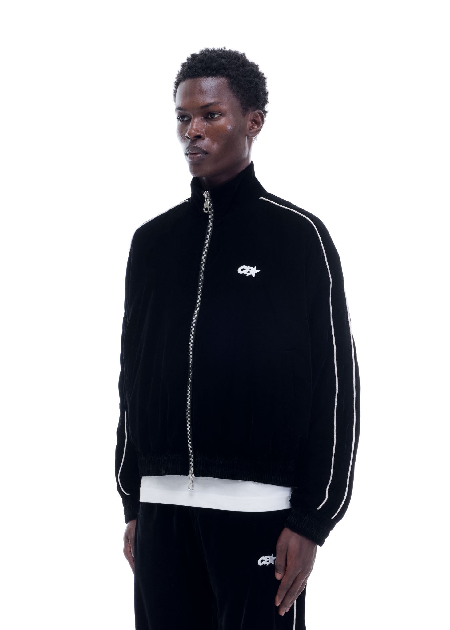 VELOUR TRACK JACKET