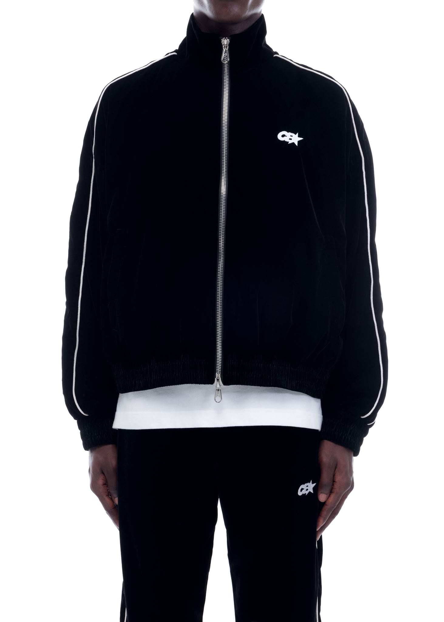 VELOUR TRACK JACKET