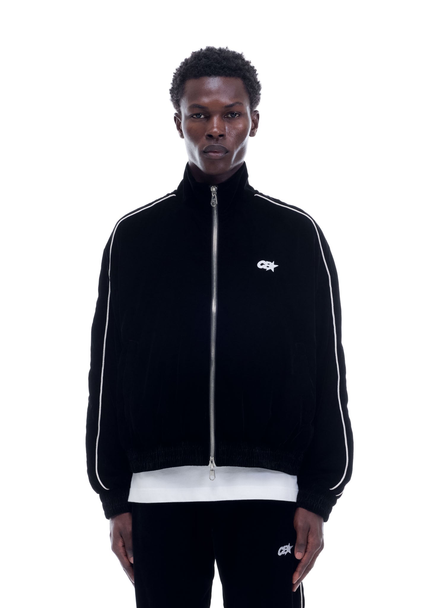 VELOUR TRACK JACKET