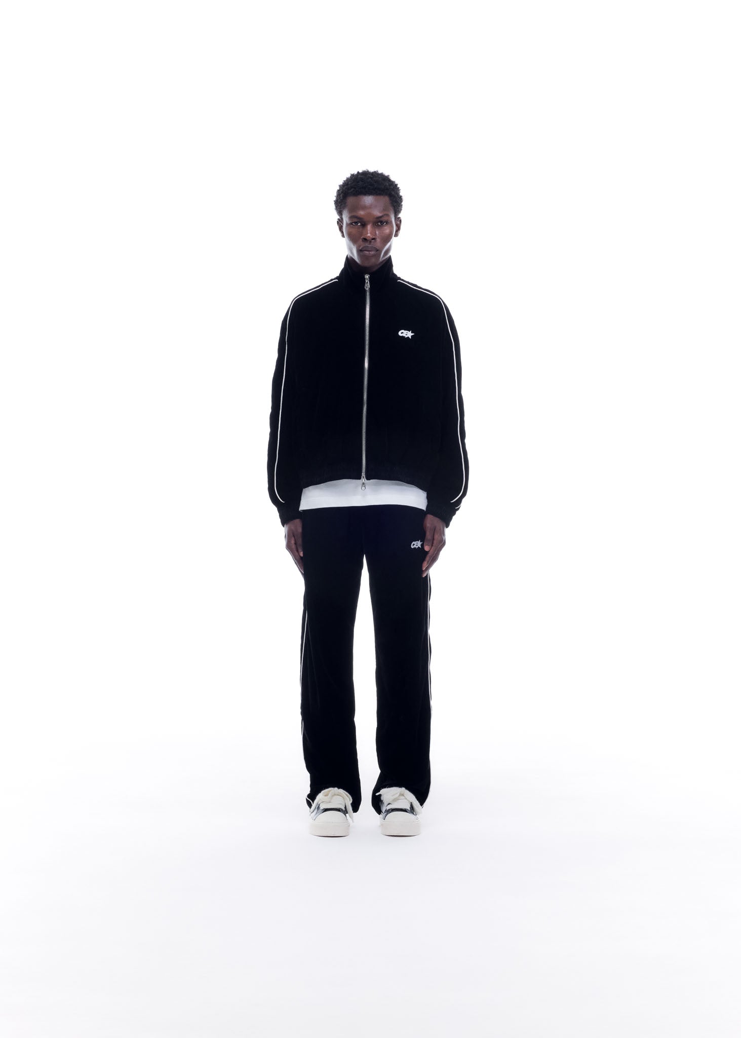 VELOUR TRACK JACKET