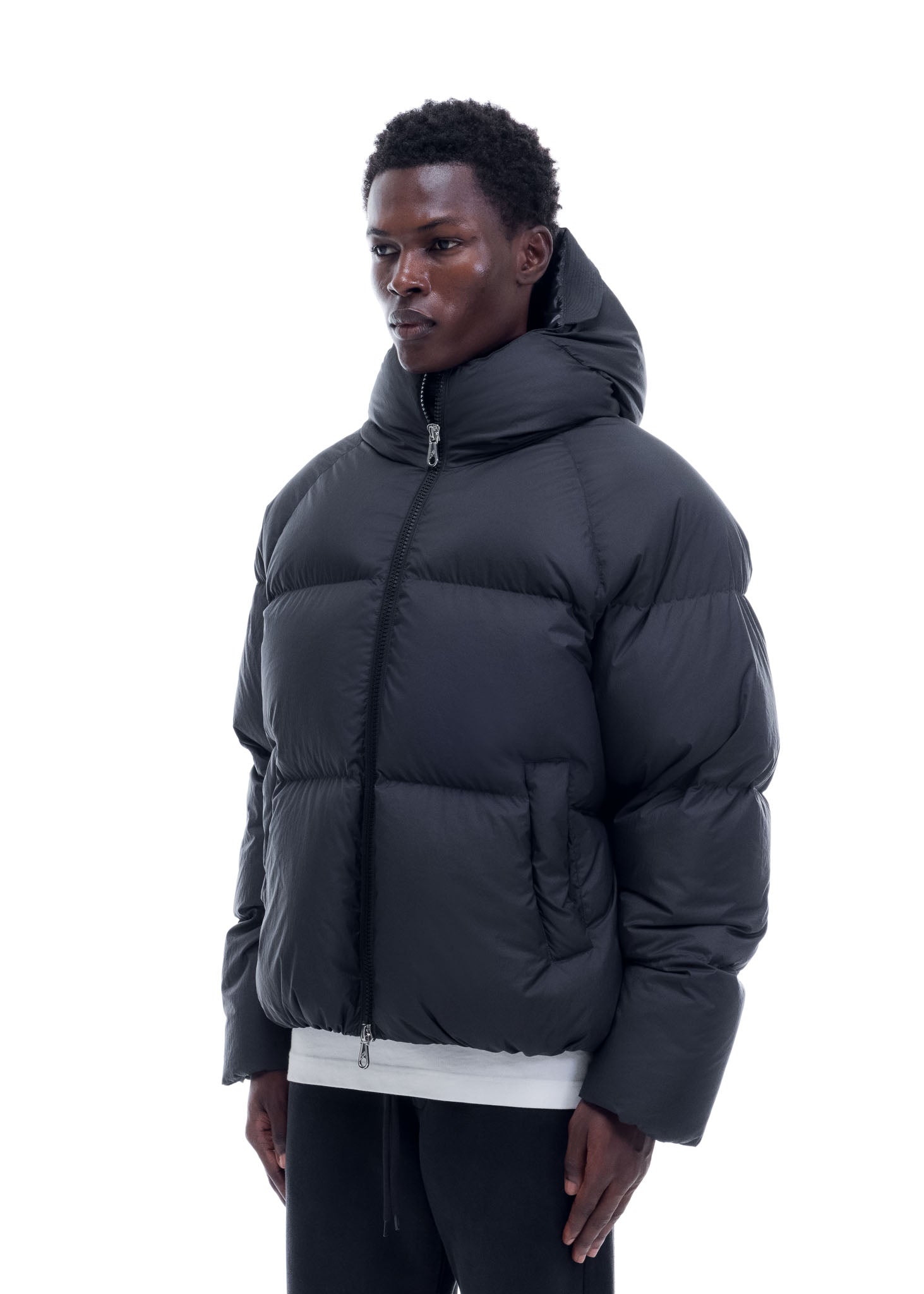 HOODED DOWN JACKET