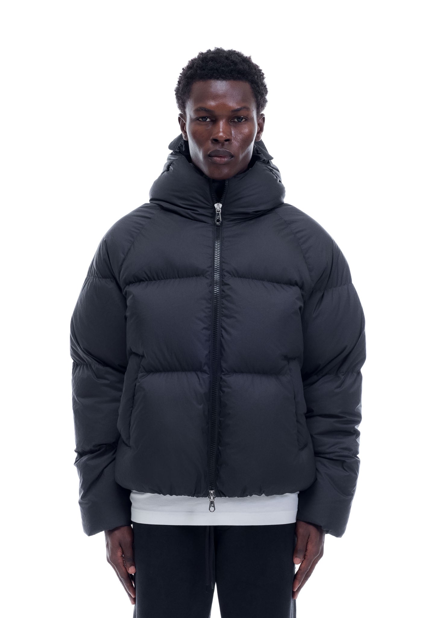 HOODED DOWN JACKET