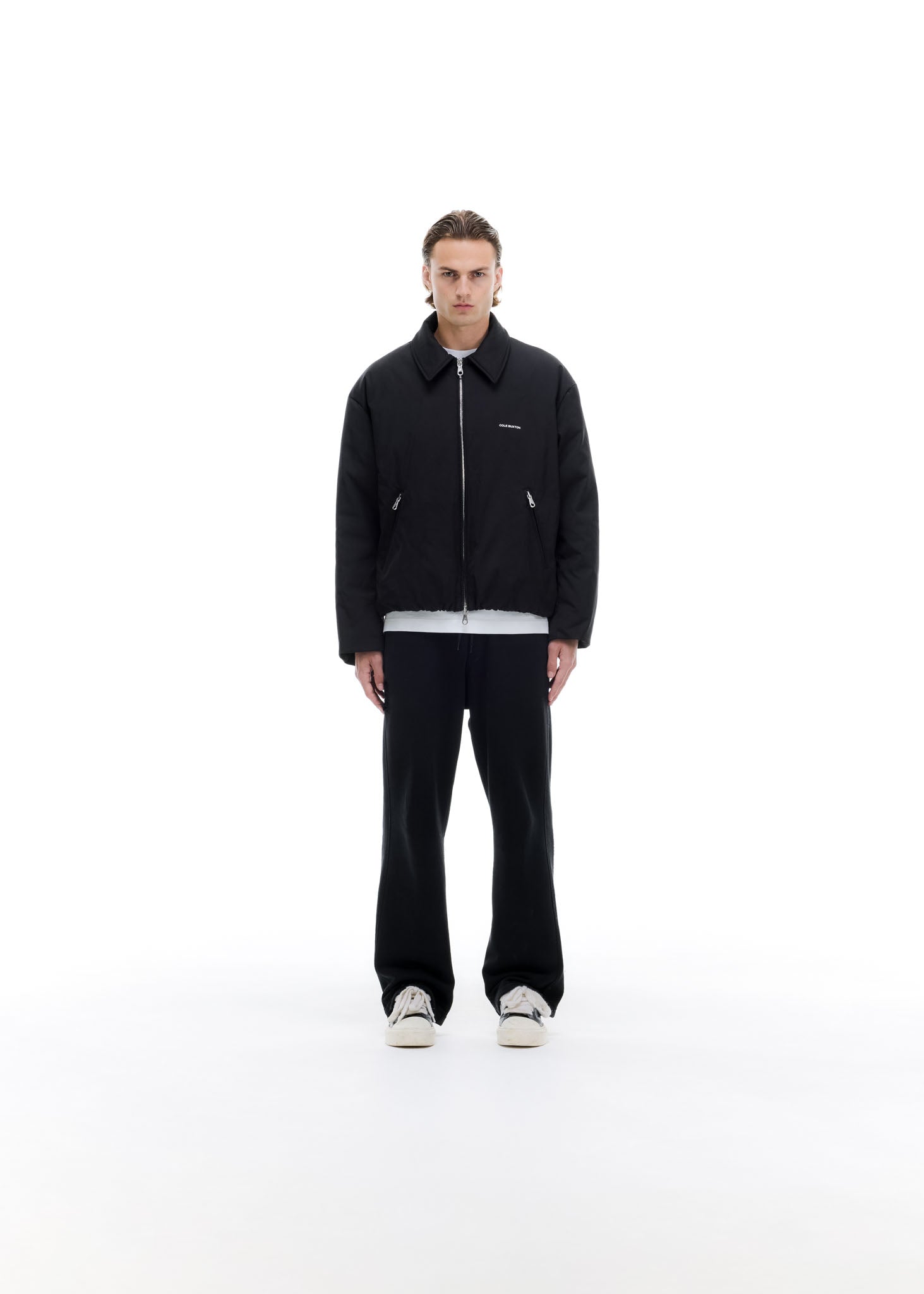 ROUNDED COLLARED DOWN JACKET