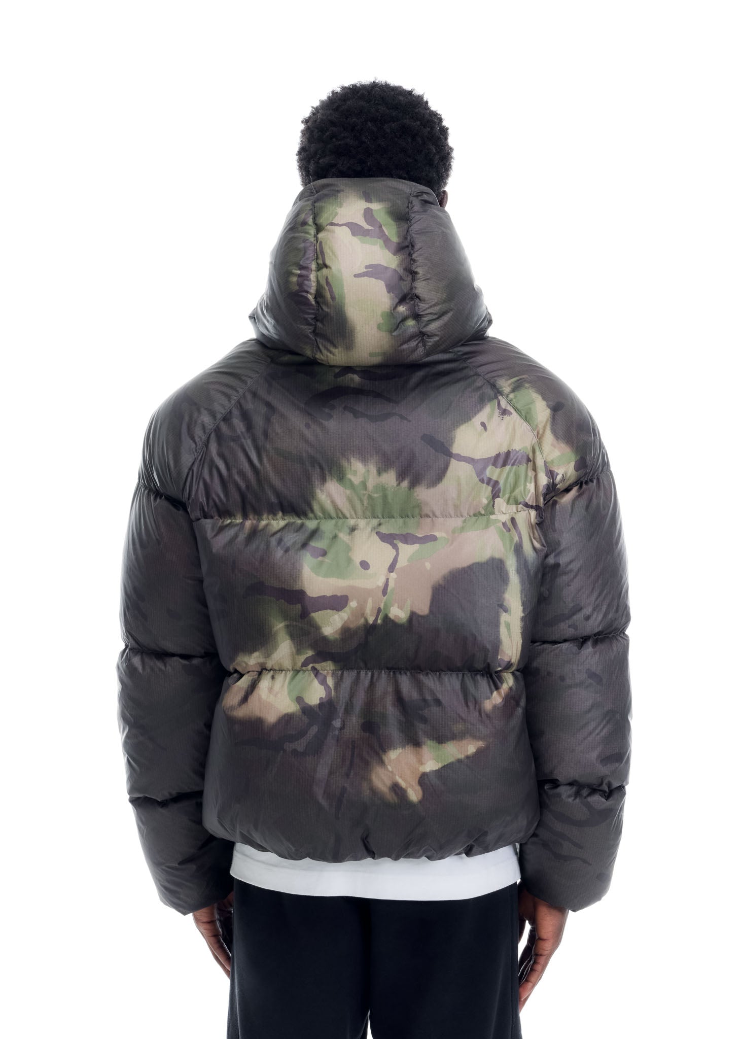 STEALTH HOODED DOWN JACKET