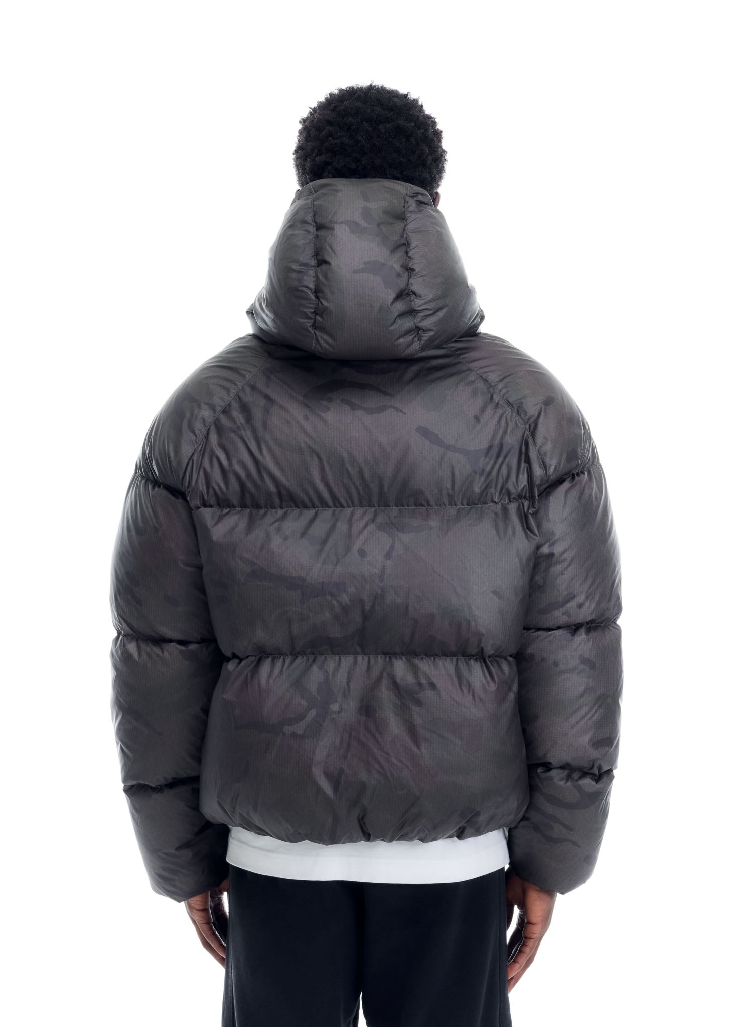 STEALTH HOODED DOWN JACKET