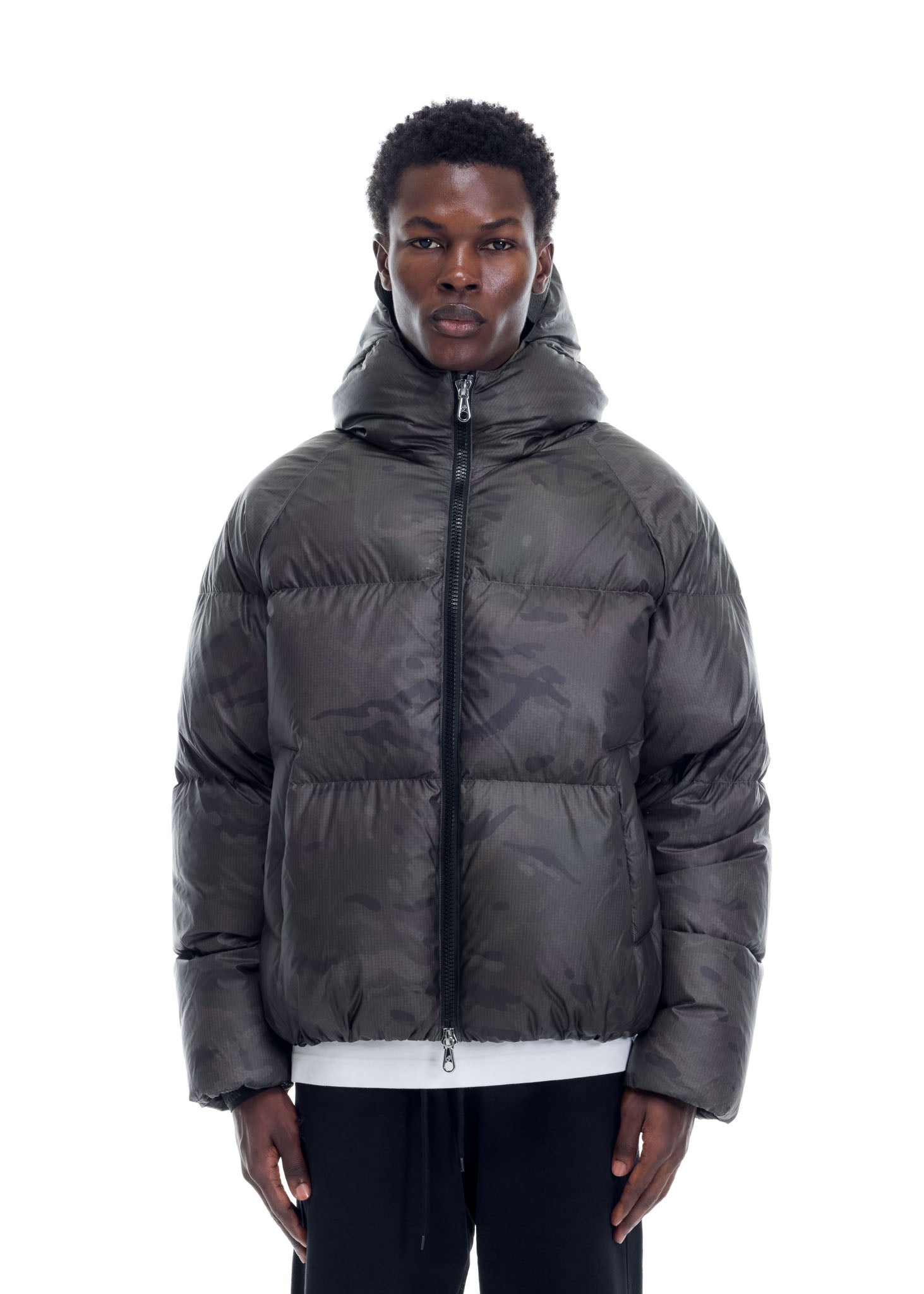 STEALTH HOODED DOWN JACKET